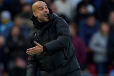 Pep Guardiola claims coins thrown at him during Man City’s defeat at Liverpool