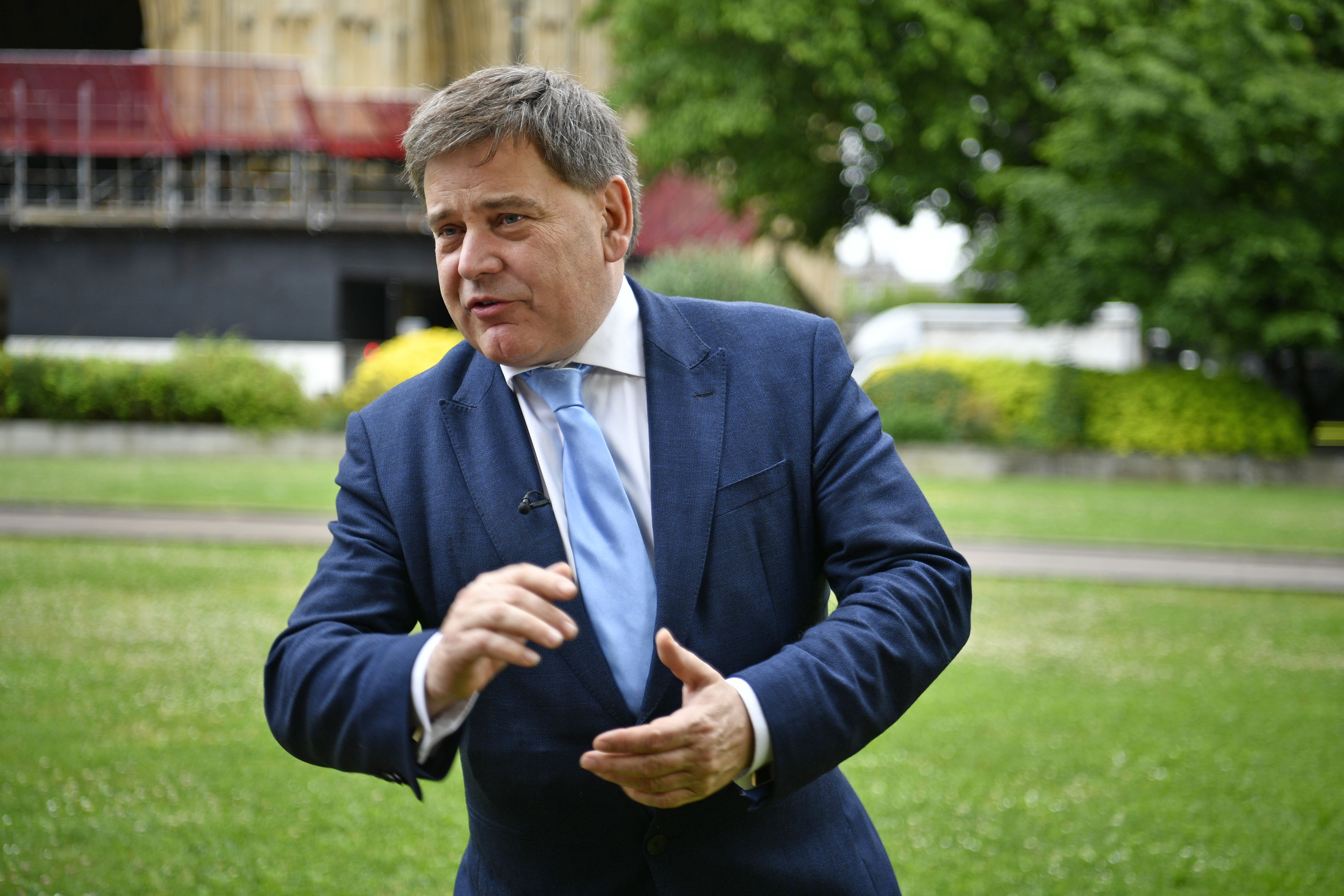 Andrew Bridgen hit out at Liz Truss’s leadership on Sunday (Beresford Hodge/PA)