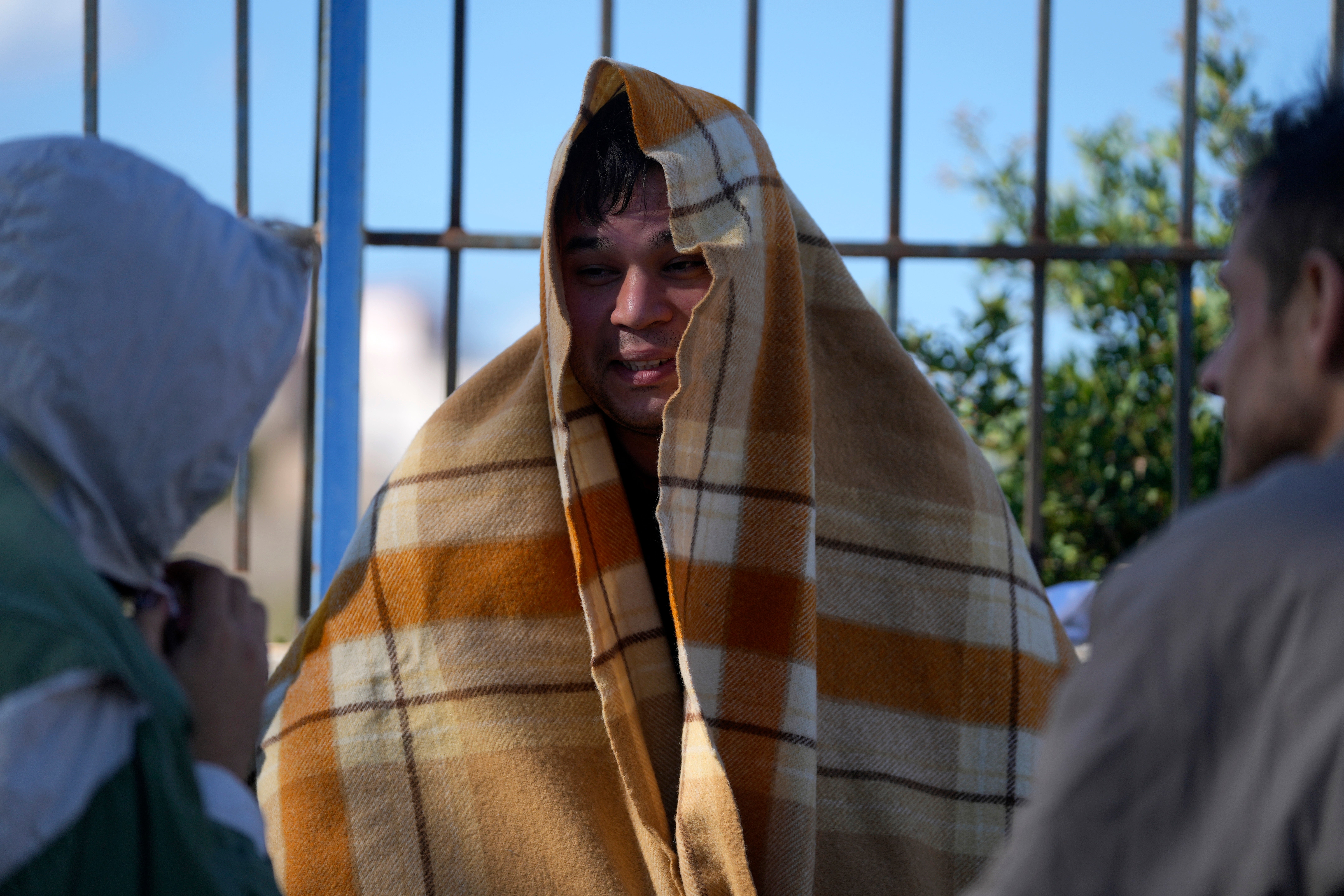 File photo: An Afghan migrant at temporary shelter on the island of Kythira, southern Greece after a boat carrying migrants capsized, leaving 20 dead and sevaral missing