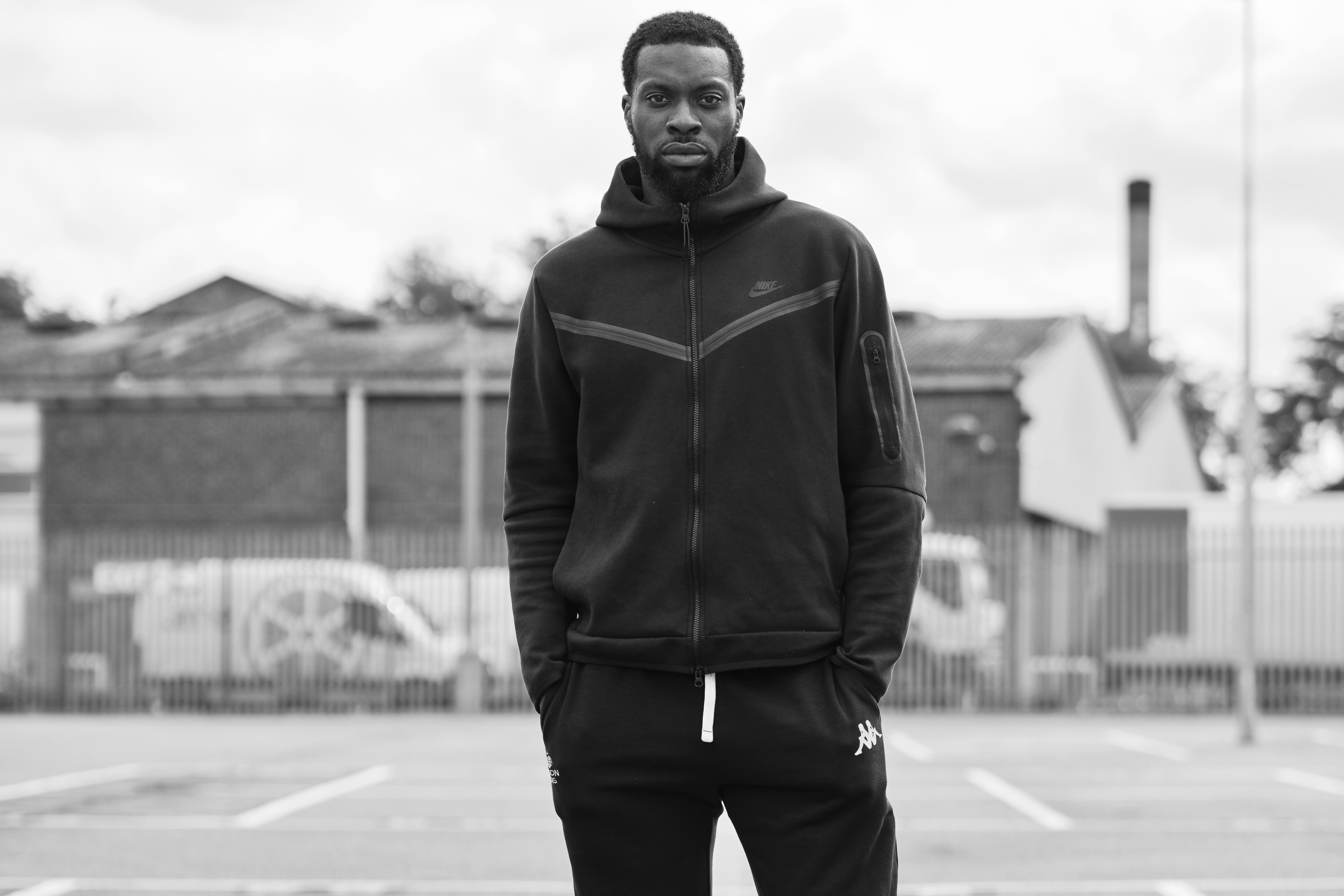 London Lions guard Mo Solaude is supporting the club’s community foundation project to renovate a basketball court in Bethnal Green (London Lions Handout/PA)