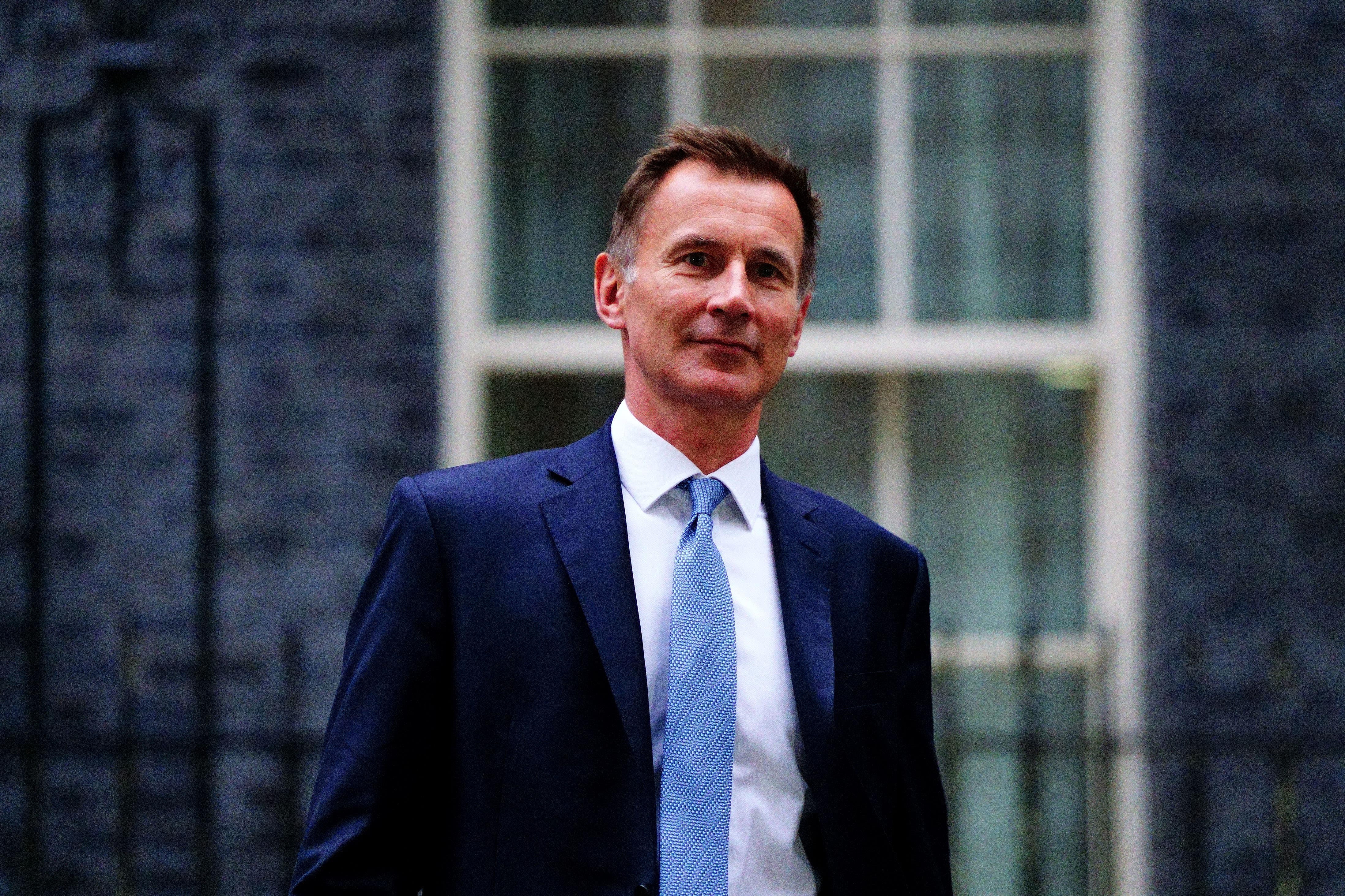 Mr Hunt replaced Kwasi Kwarteng as chancellor on Friday