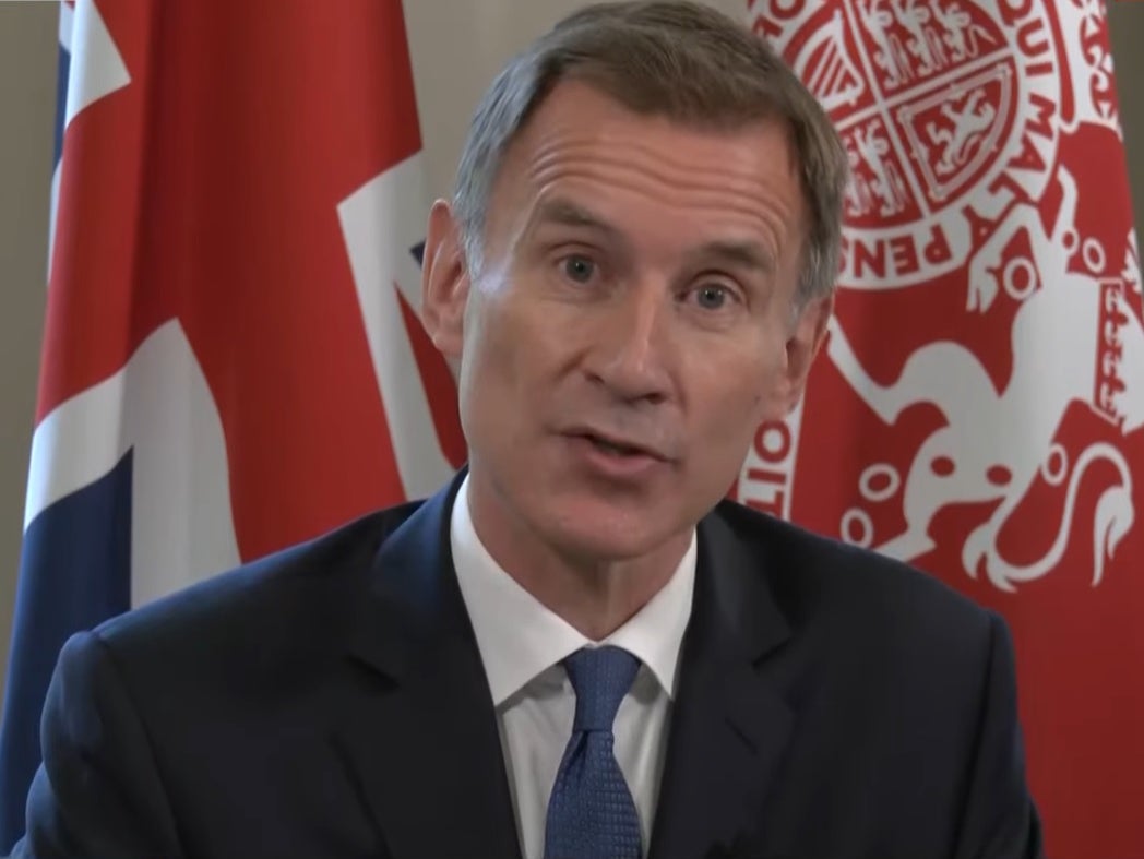 Energy bill support could be cut after April 2023, says Jeremy Hunt