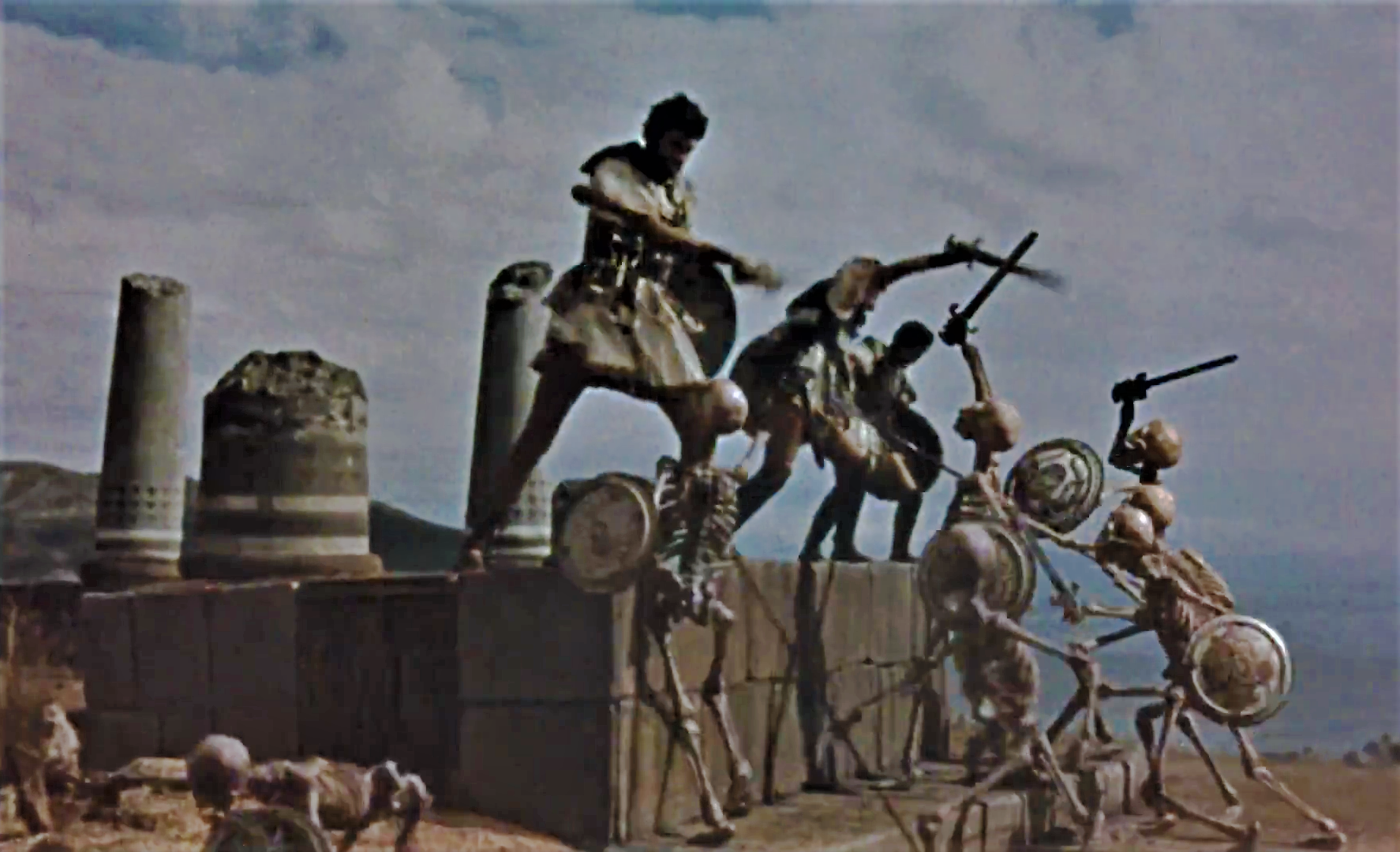 Stop-motion skeletons sprout from the teeth of the monstrous Hydra in ‘Jason and the Argonauts’