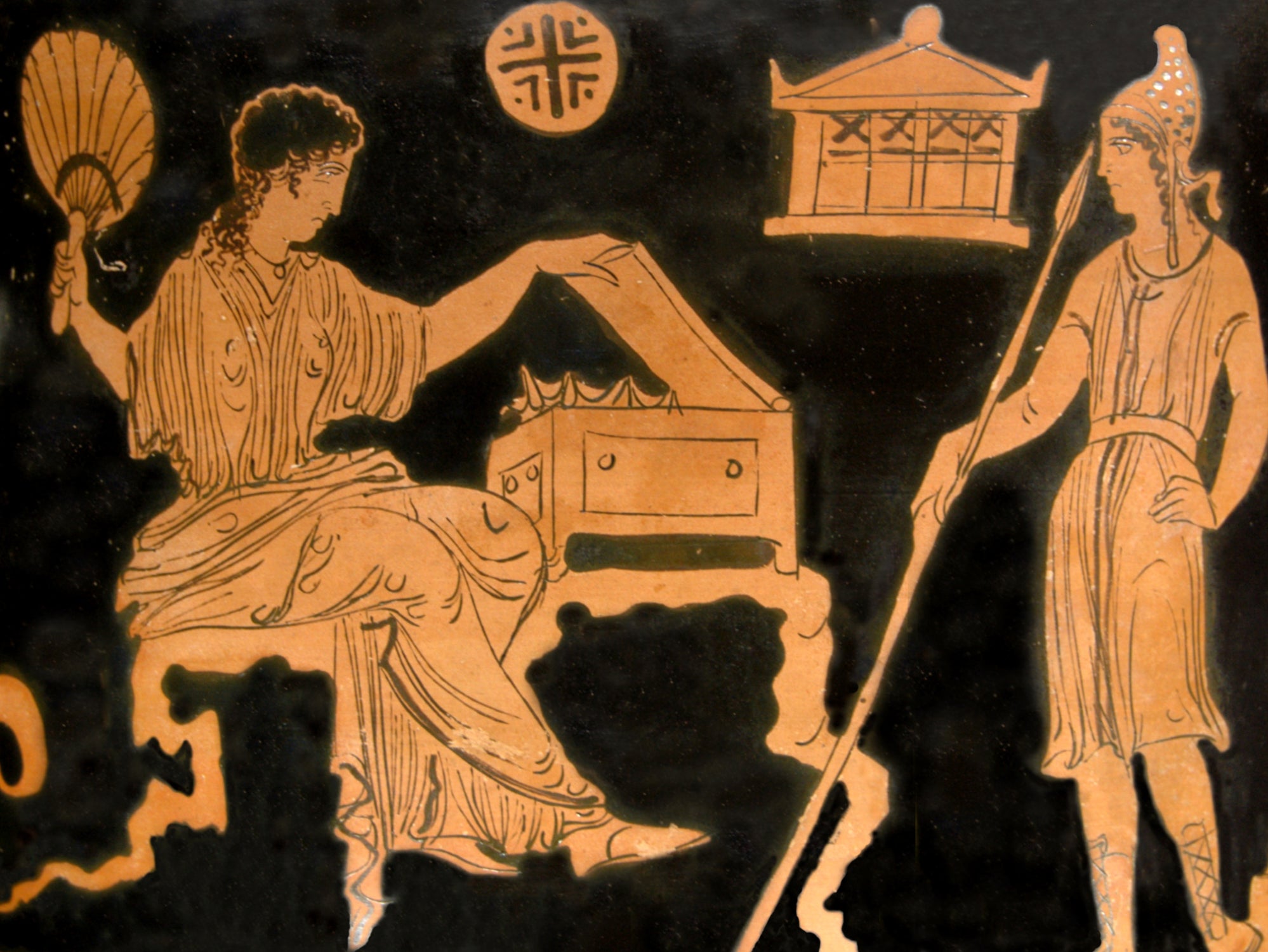 Helen of Troy (left) was more than just a footnote to the legend