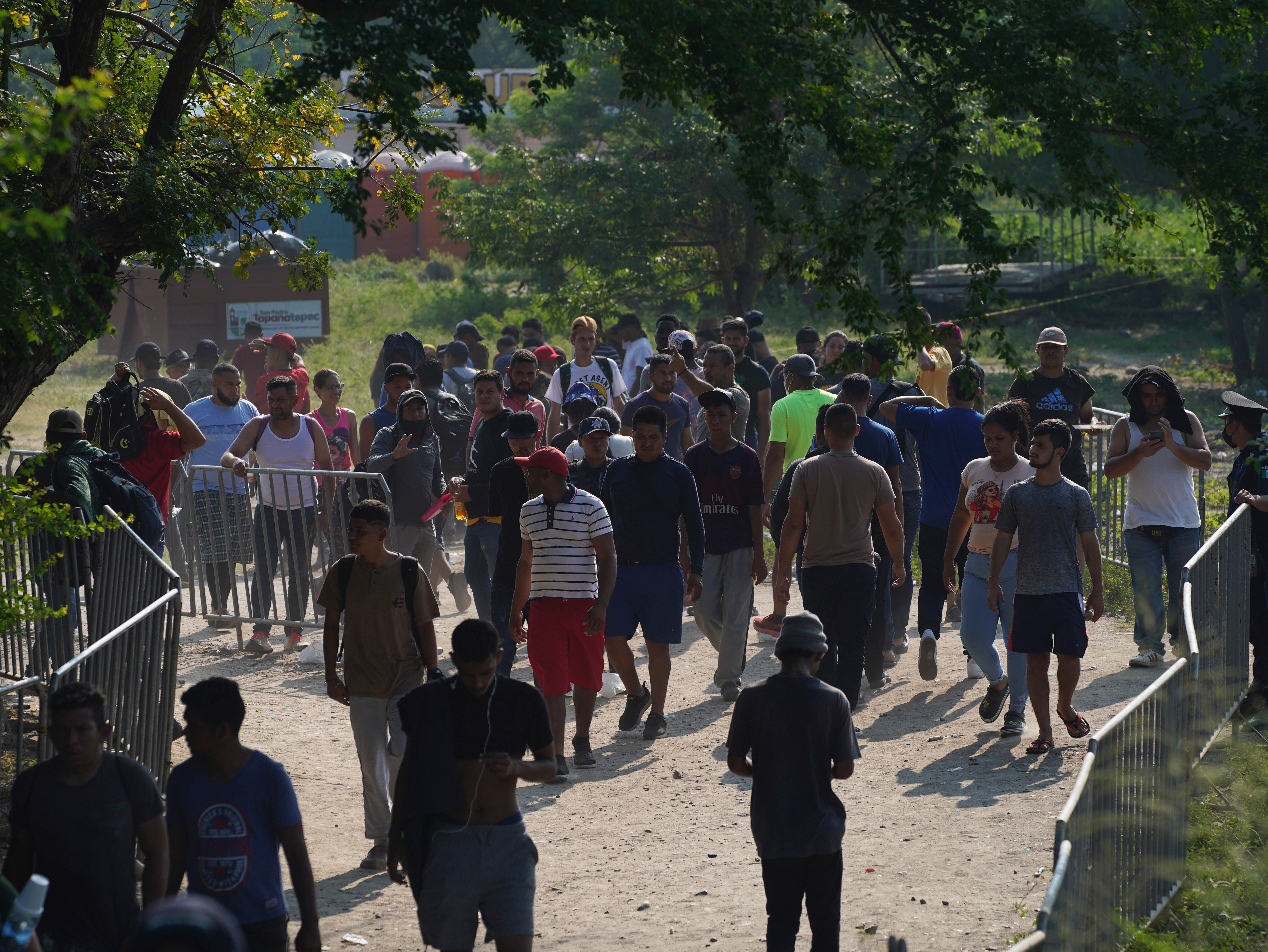 Mexico Venezuela Migrant Camp