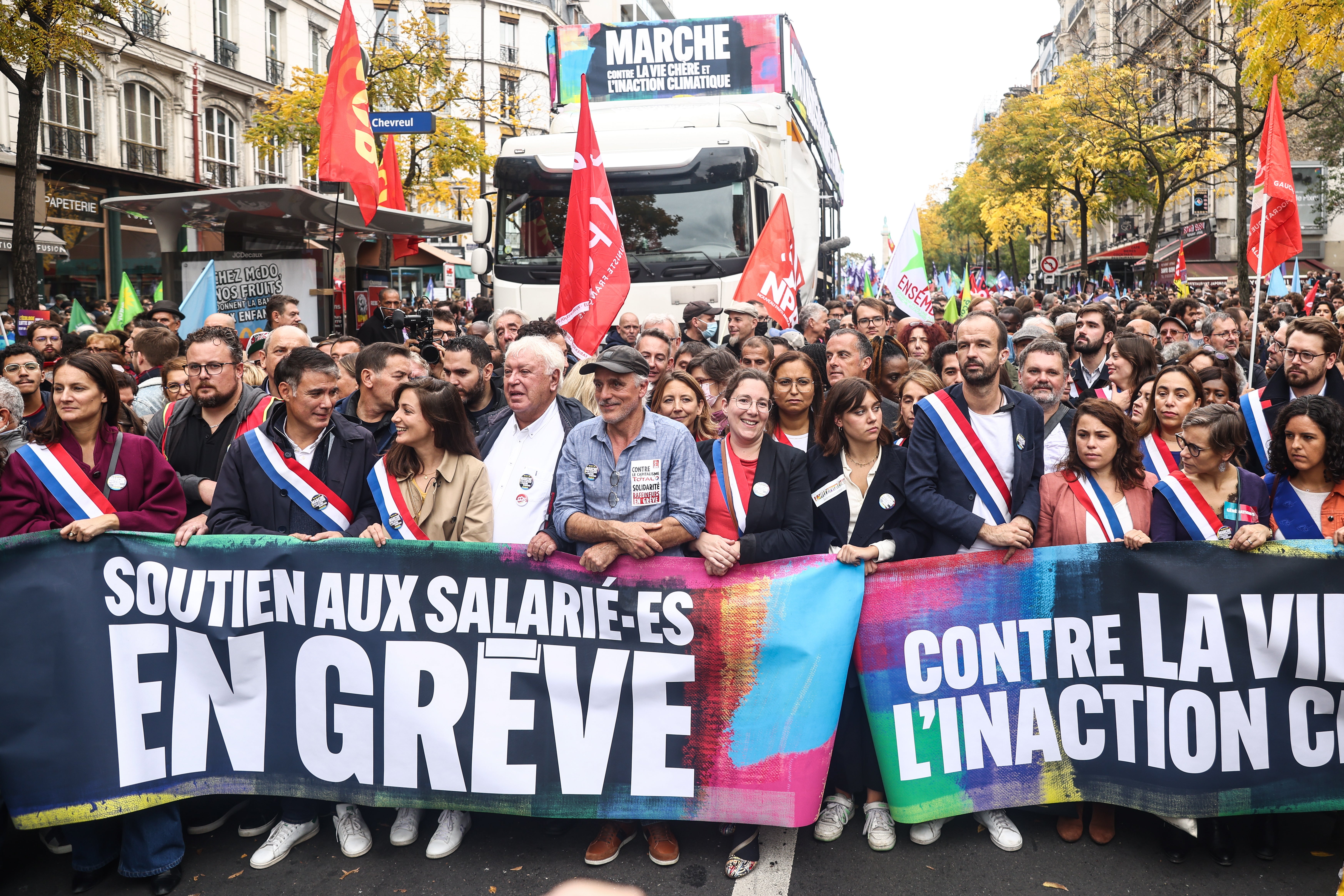 French left parties call for a rally against rising prices