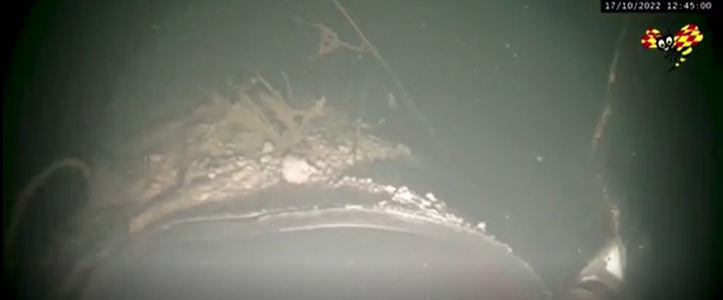 Underwater footage shows damage to what is reported to be the Nord Stream pipeline