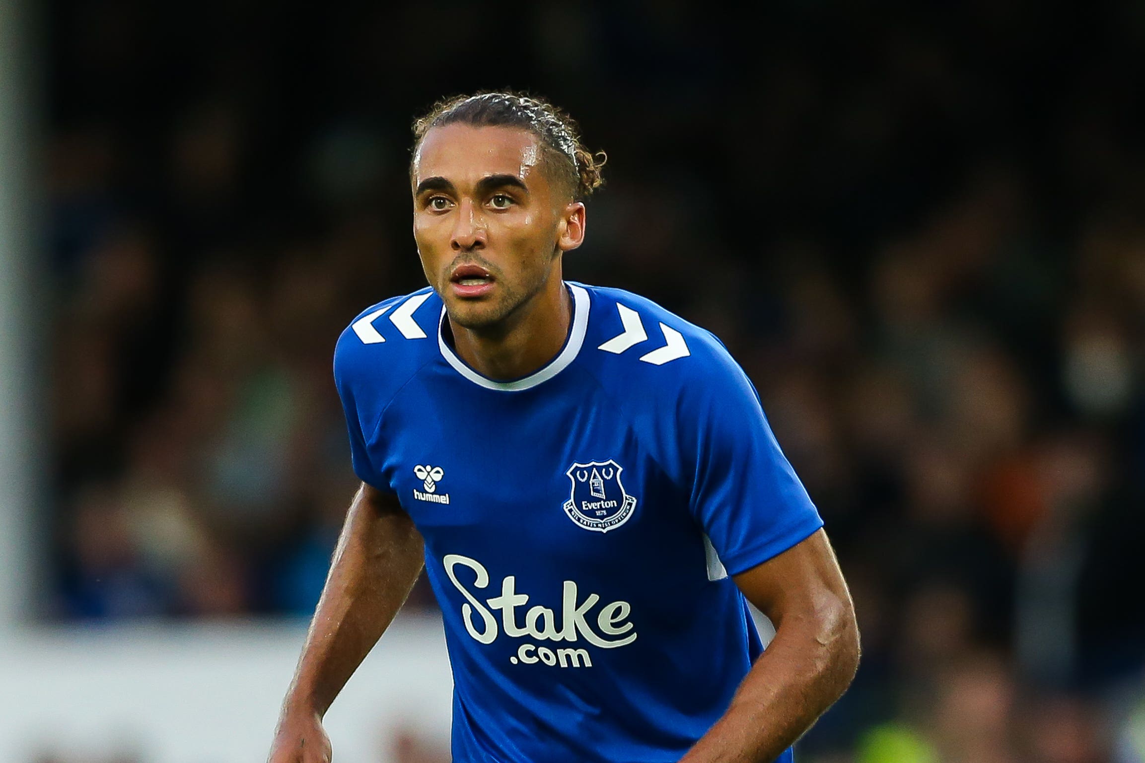 Everton striker Dominic Calvert-Lewin’s World Cup hopes hang in the balance due to his lack of game time (Barrington Coombs/PA)