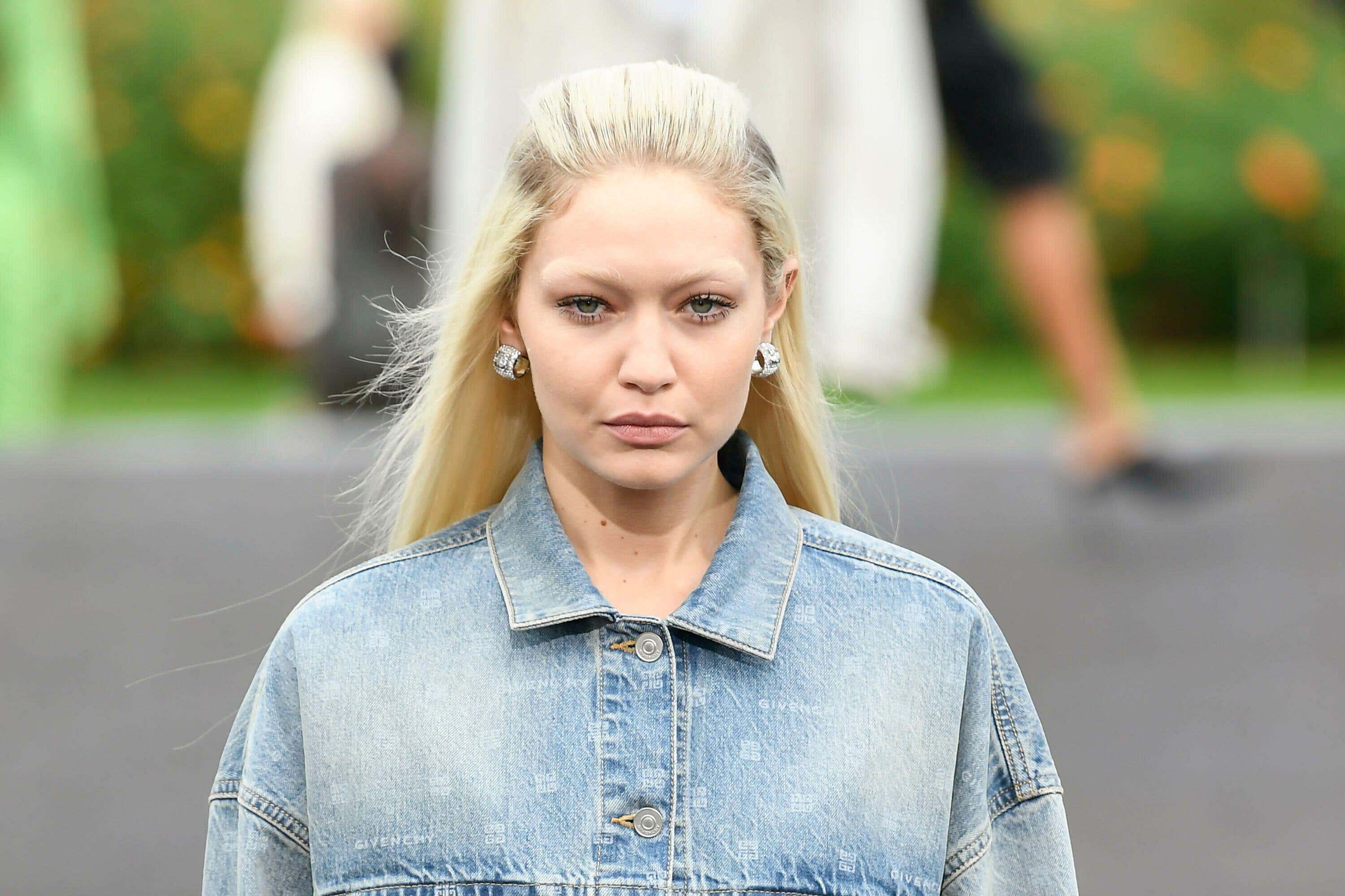 Gigi Hadid on the Givenchy runway at Paris Fashion Week (Alamy/PA)