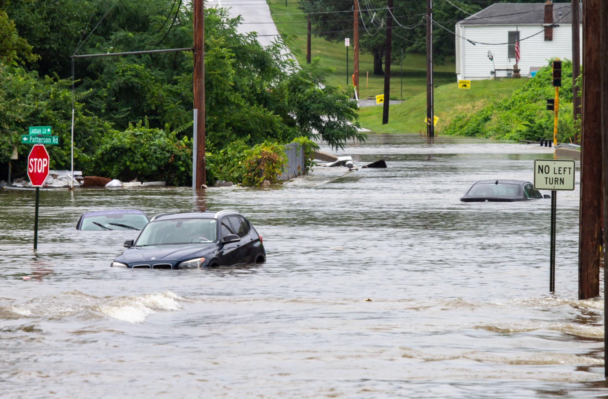 Heavy rains caused the school-area to be flooded with potentially toxic waters in summer 2022