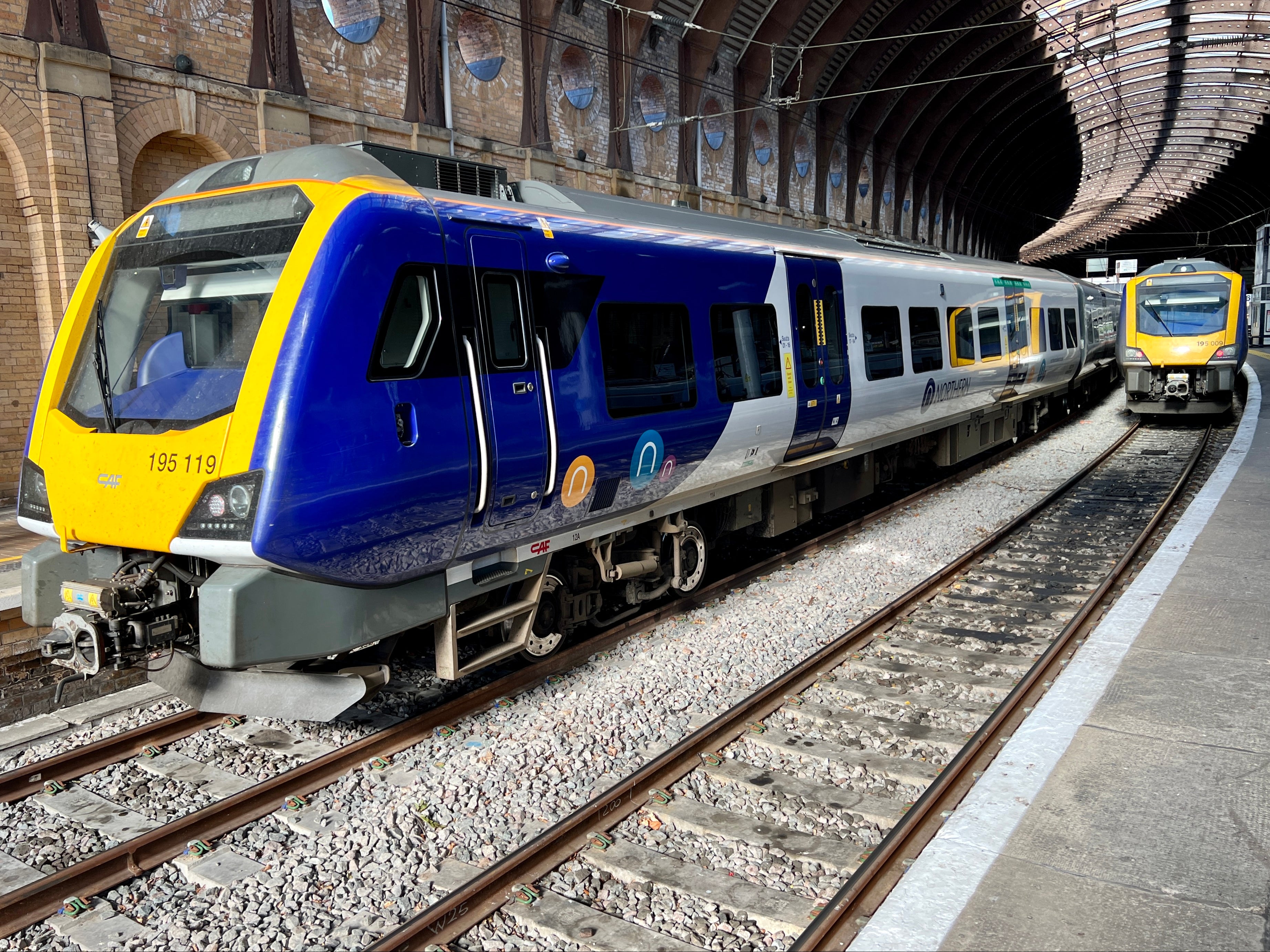 Going places? Northern trains at York railway station