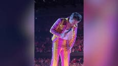 Harry Styles hit in the crotch by ‘bottle’ during concert, says ‘that’s unfortunate’