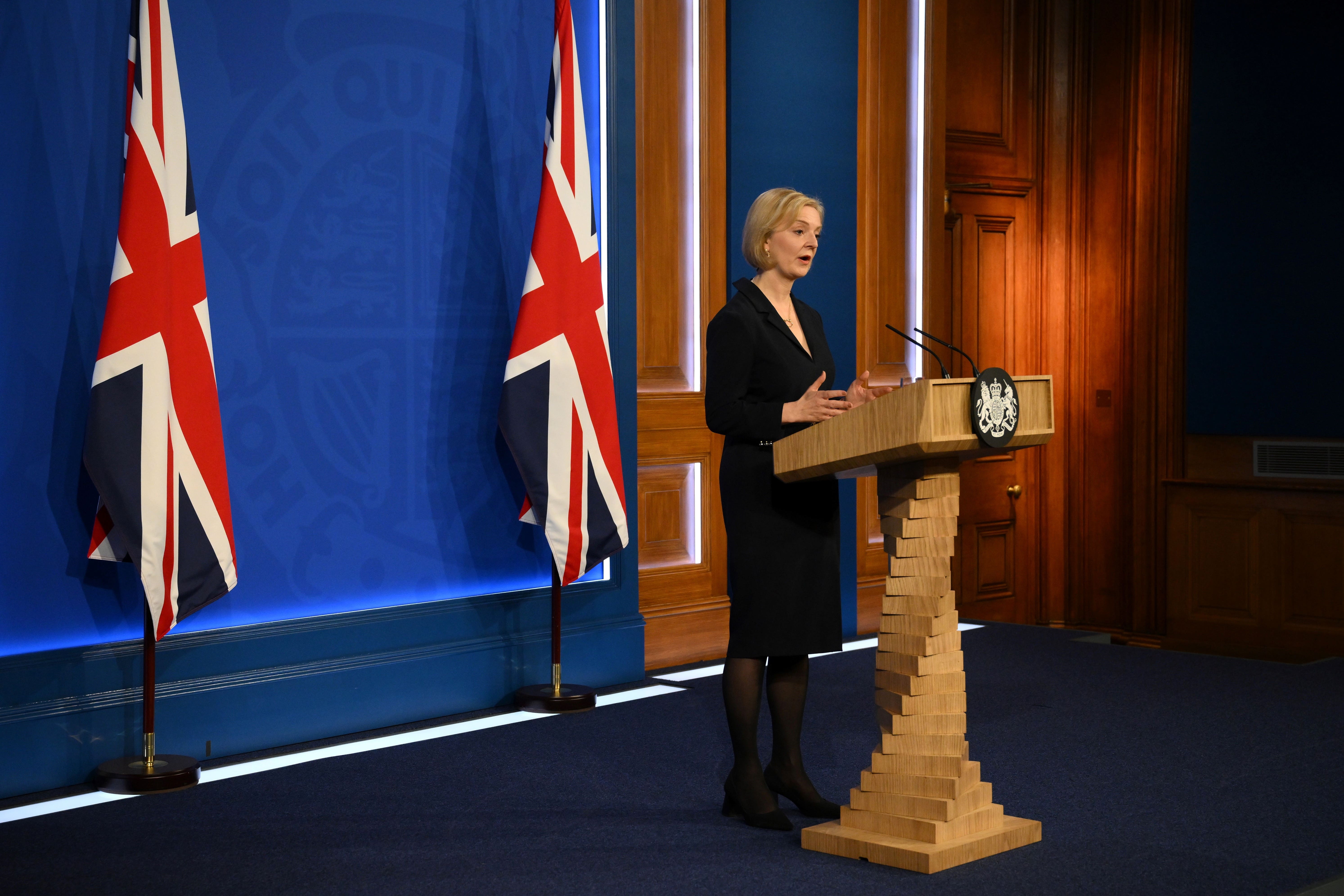 Prime Minister Liz Truss (Daniel Leal/PA)