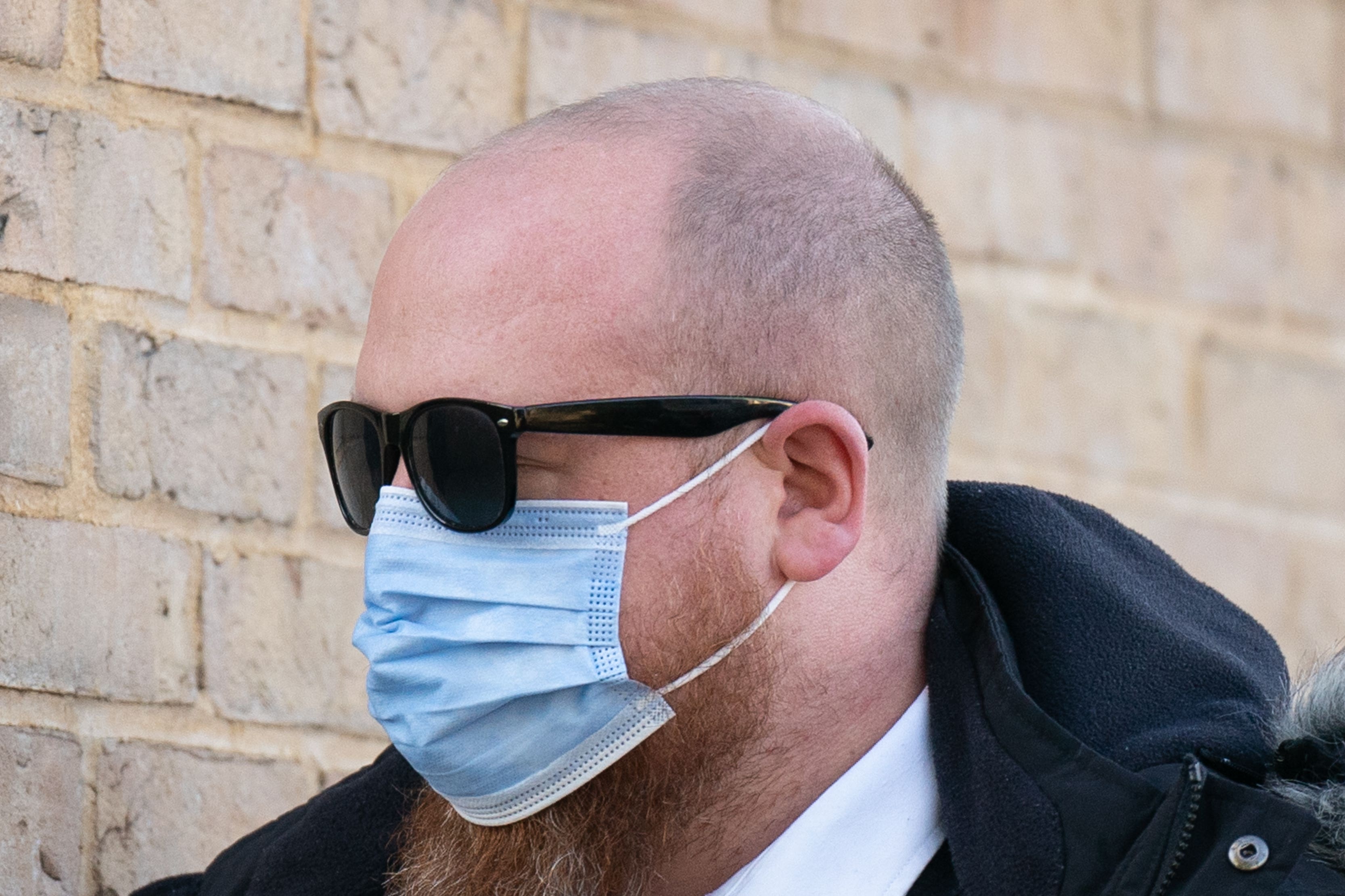 Hertfordshire Police officer Ford arriving at Cambridge Crown Court (Joe Giddens/ PA)