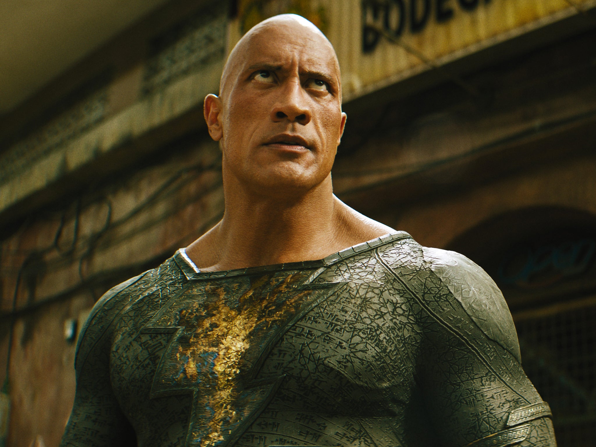 Up and Adam: Dwayne Johnson as the titular superhero in ‘Black Adam’