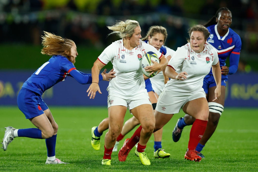 Marlie Packer played against France in the pool stage