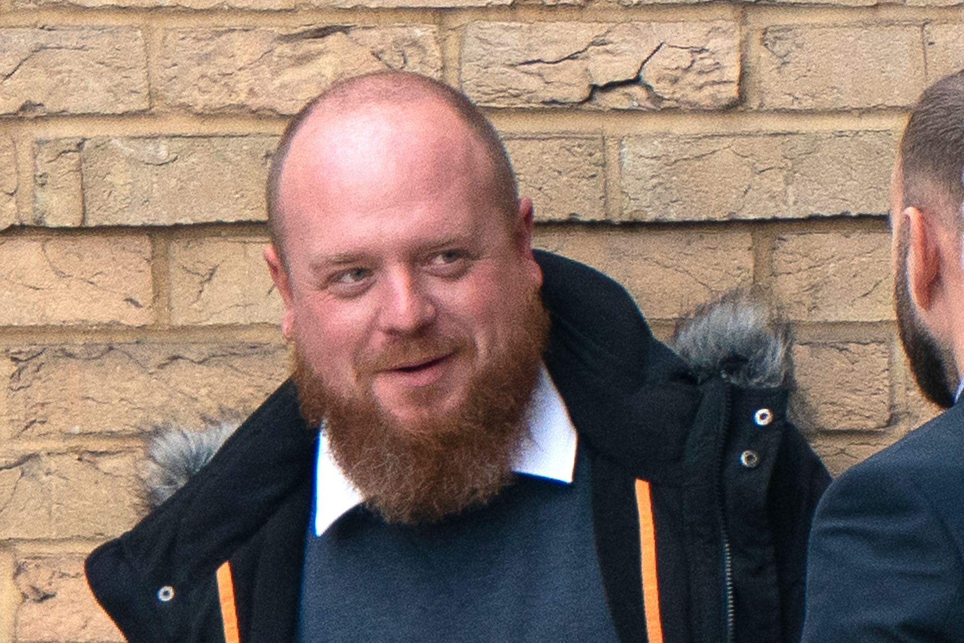 Hertfordshire Police officer James Ford outside Cambridge Crown Court, where he was found guilty of raping a child (Joe Giddens/ PA)