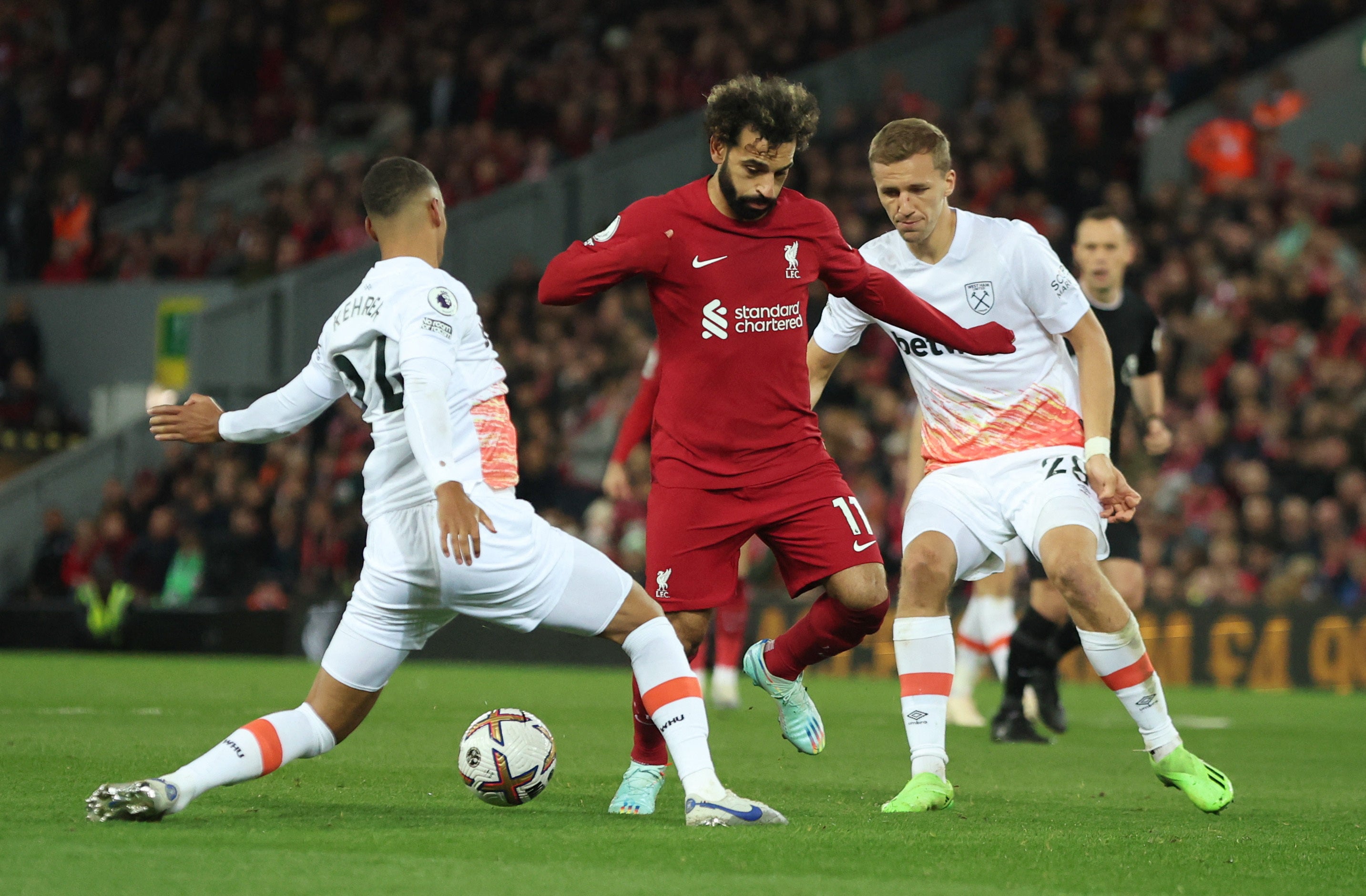 West Ham and Liverpool meet in London