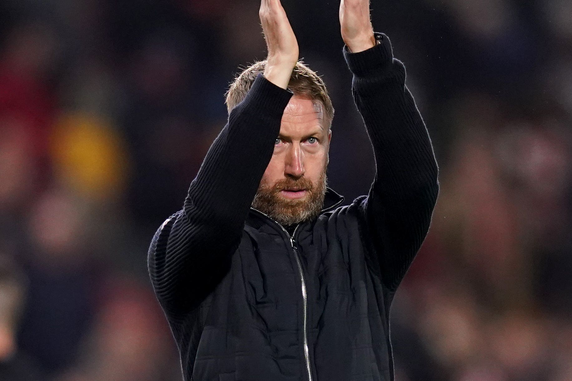 Graham Potter explained his decision (John Walton/PA)