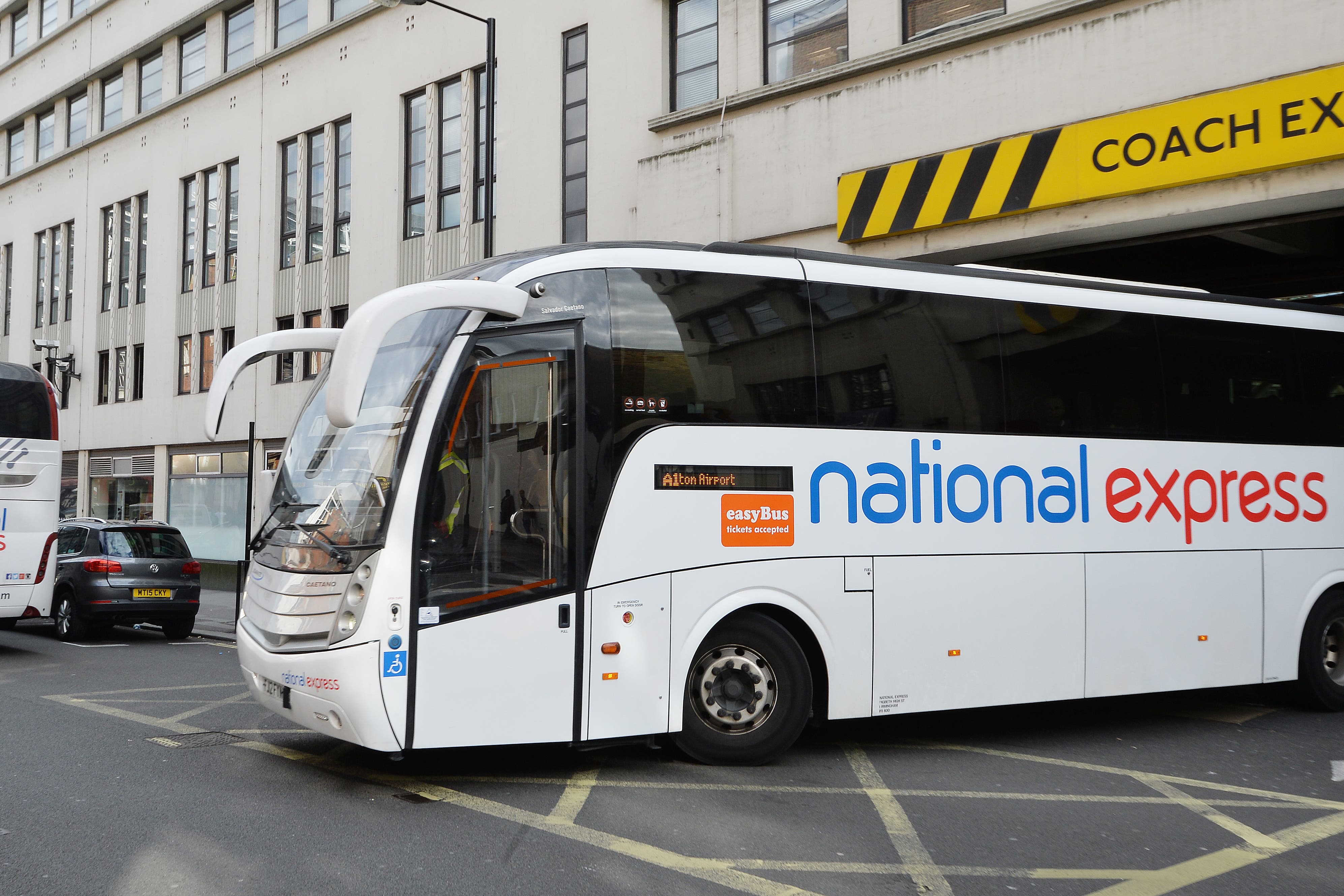 Bus and coach group National Express has posted sales up by a third and said it stepped up services during recent UK rail strikes and the Queen’s funeral (John Stillwell/PA)