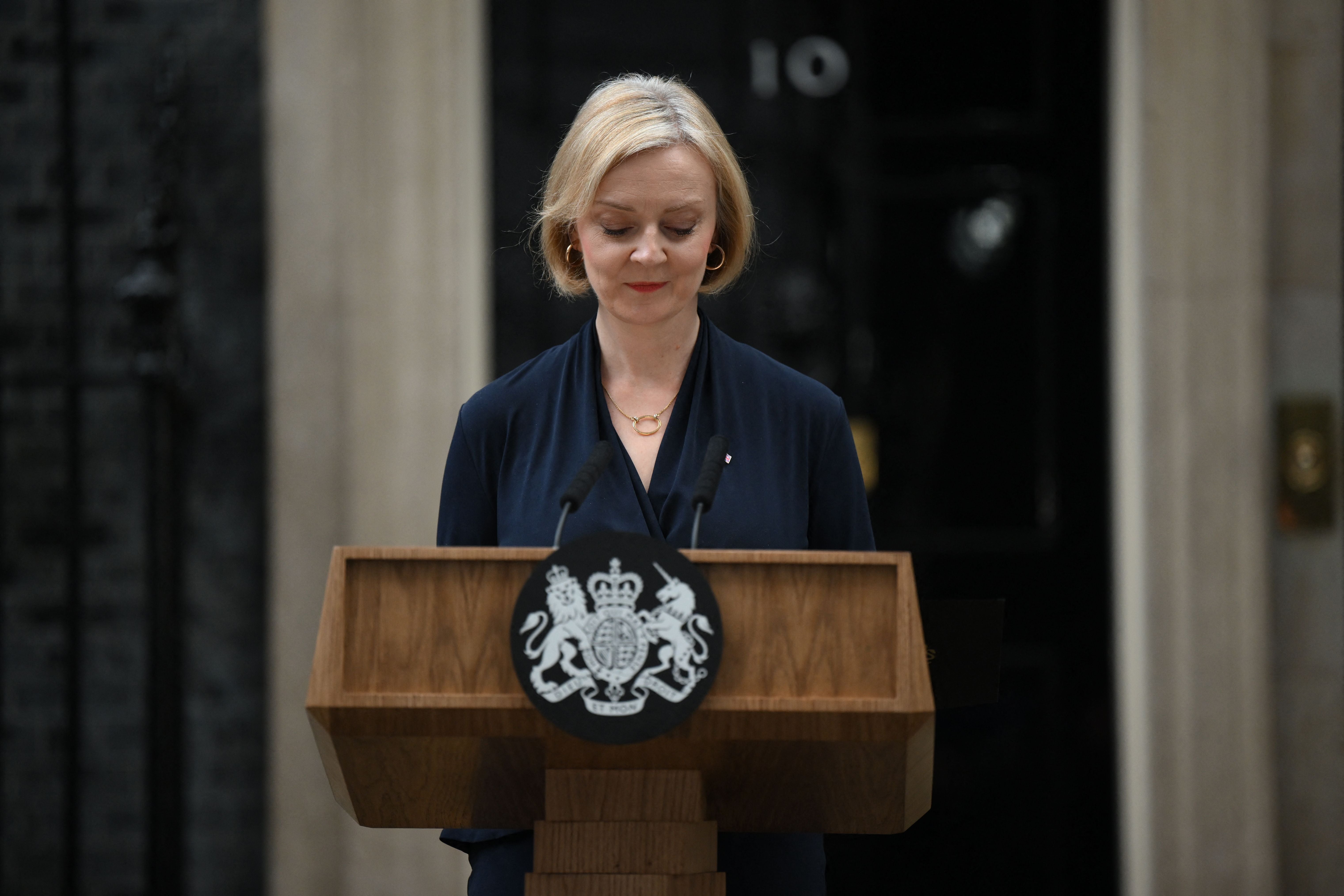 Liz Truss announces her resignation