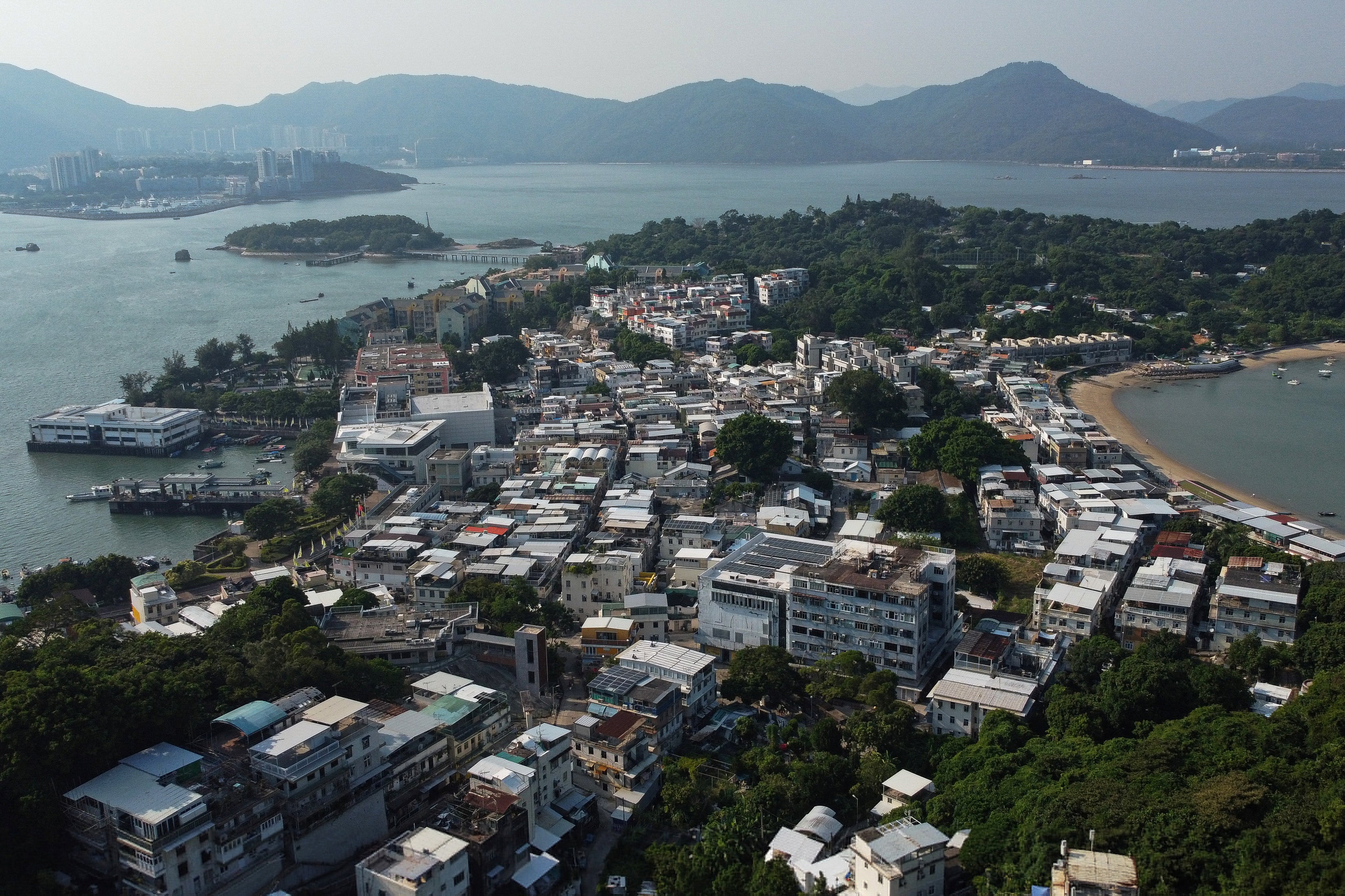 A general view of Peng Chau island