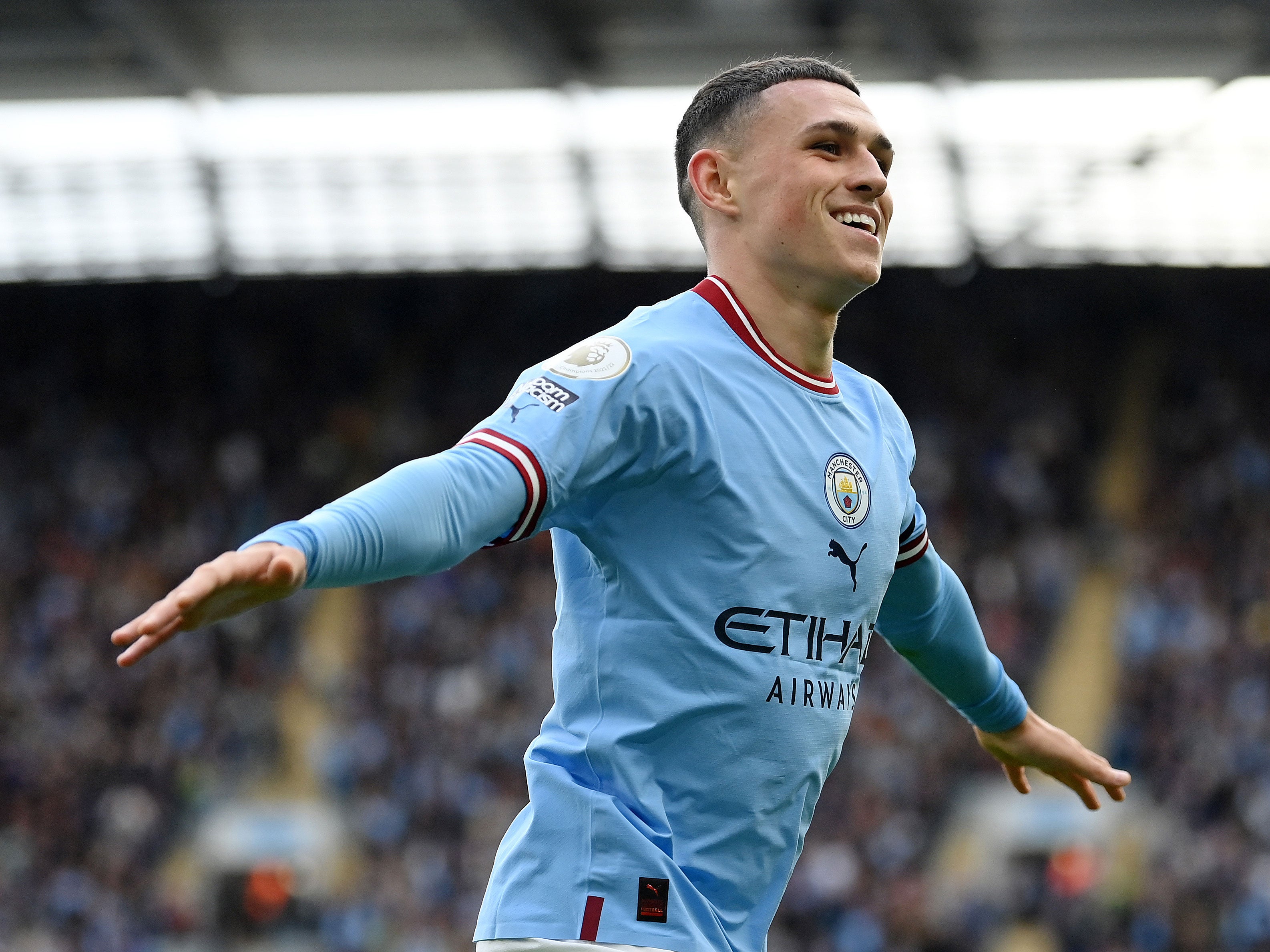 Manchester City midfielder Phil Foden