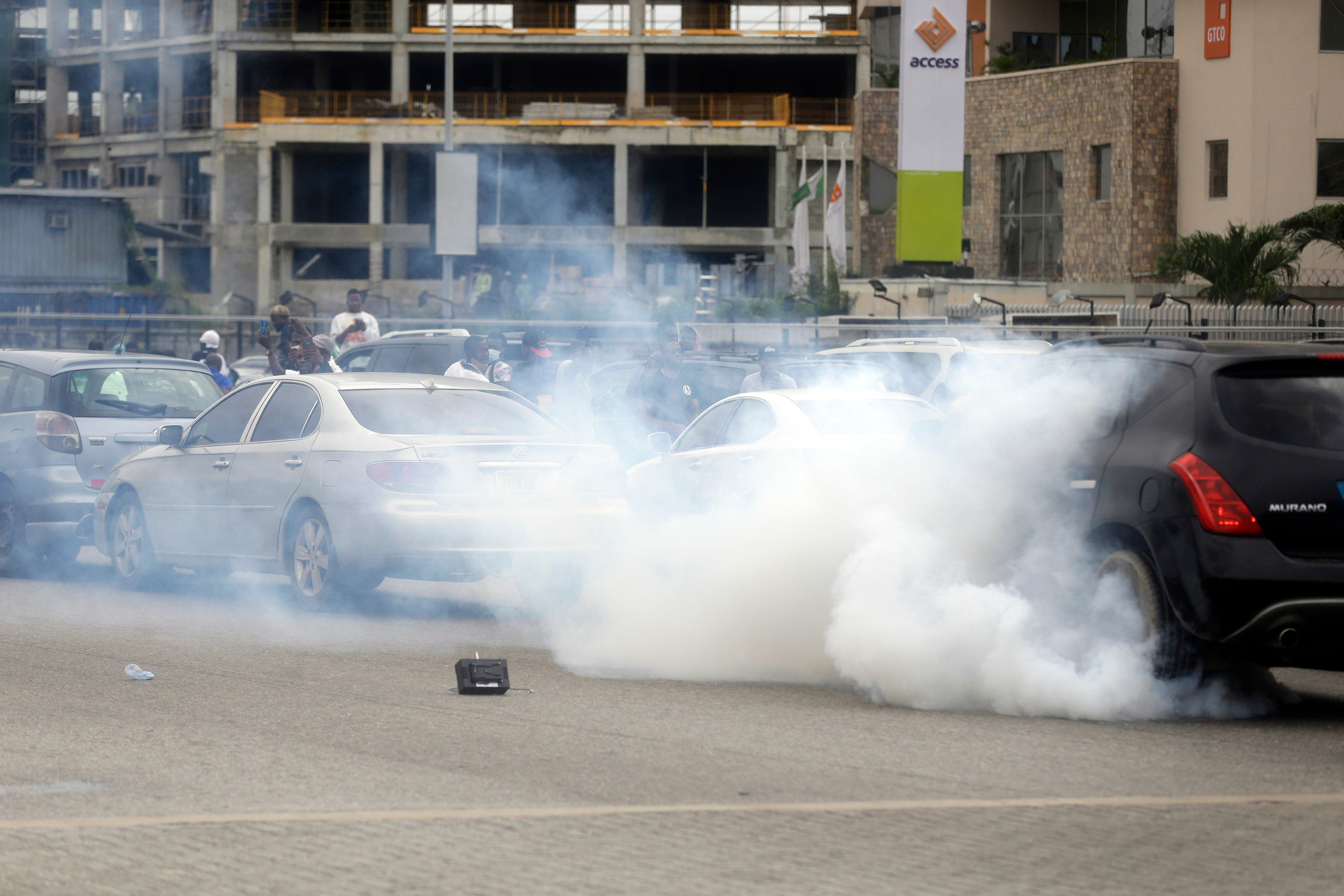 Nigeria Police Protest
