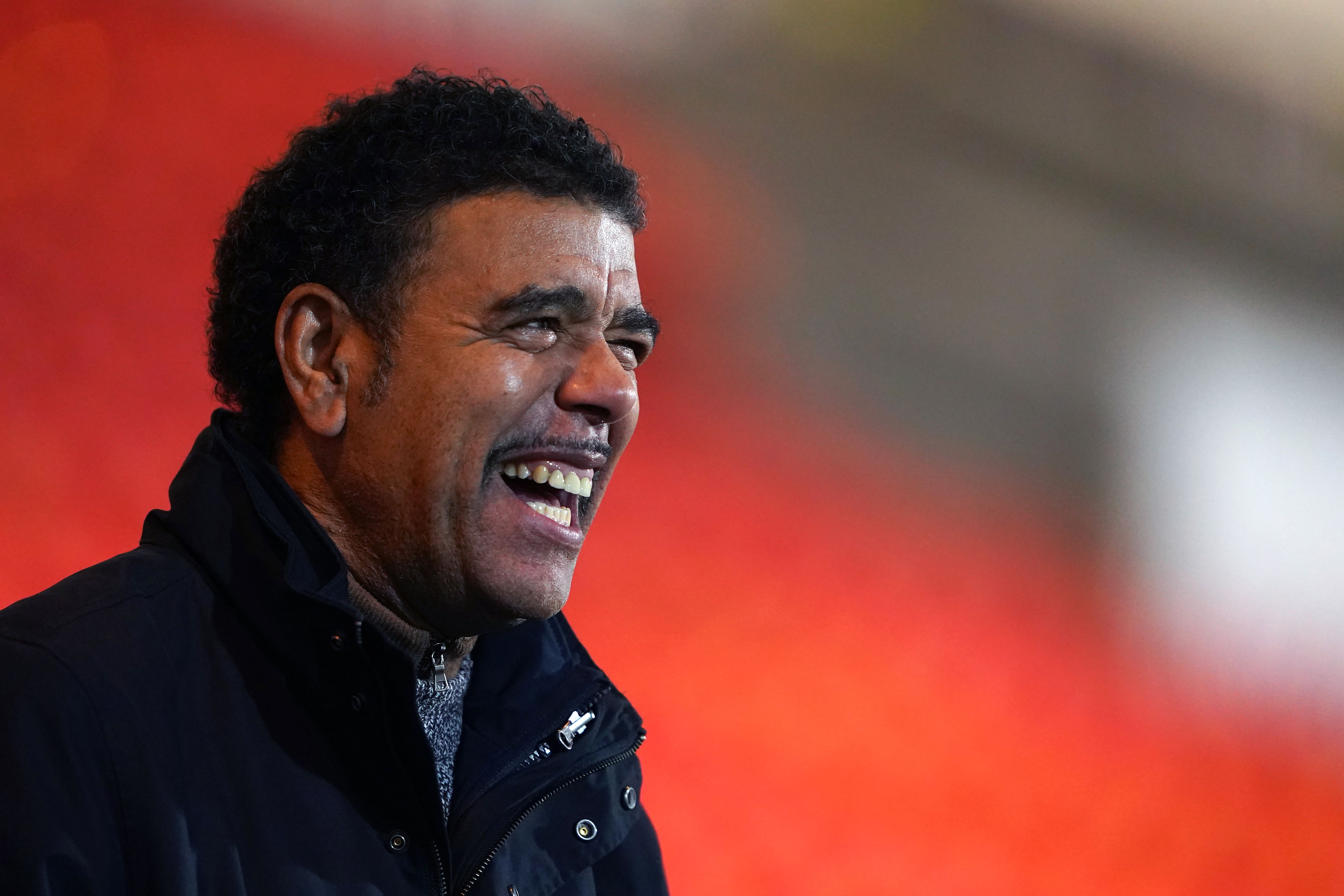 Chris Kamara put a topical twist on an old favourite (Zac Goodwin/PA)