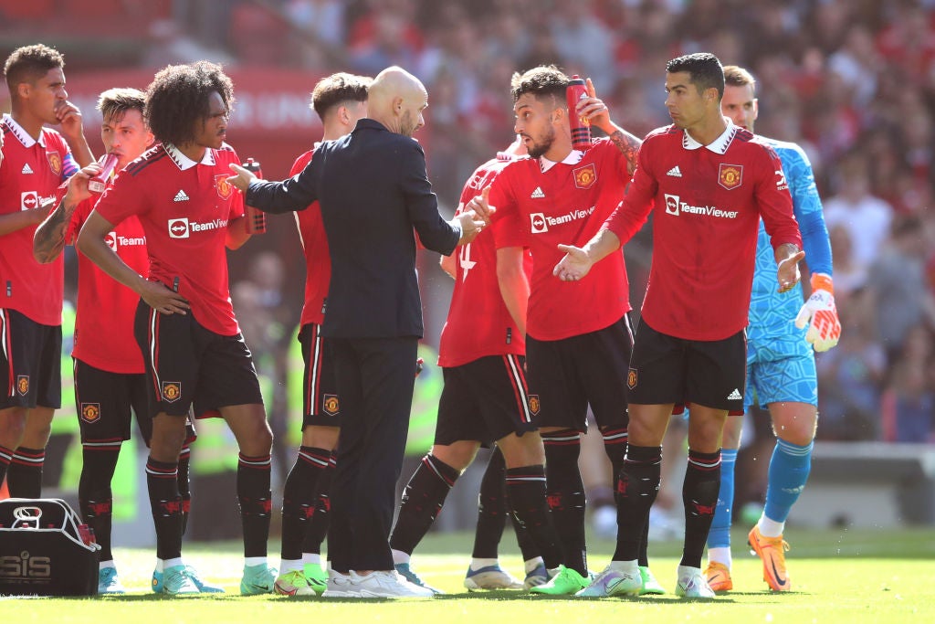 Ten Hag was not impressed after Ronaldo left United’s pre-season friendly against Rayo Vallecano at half-time