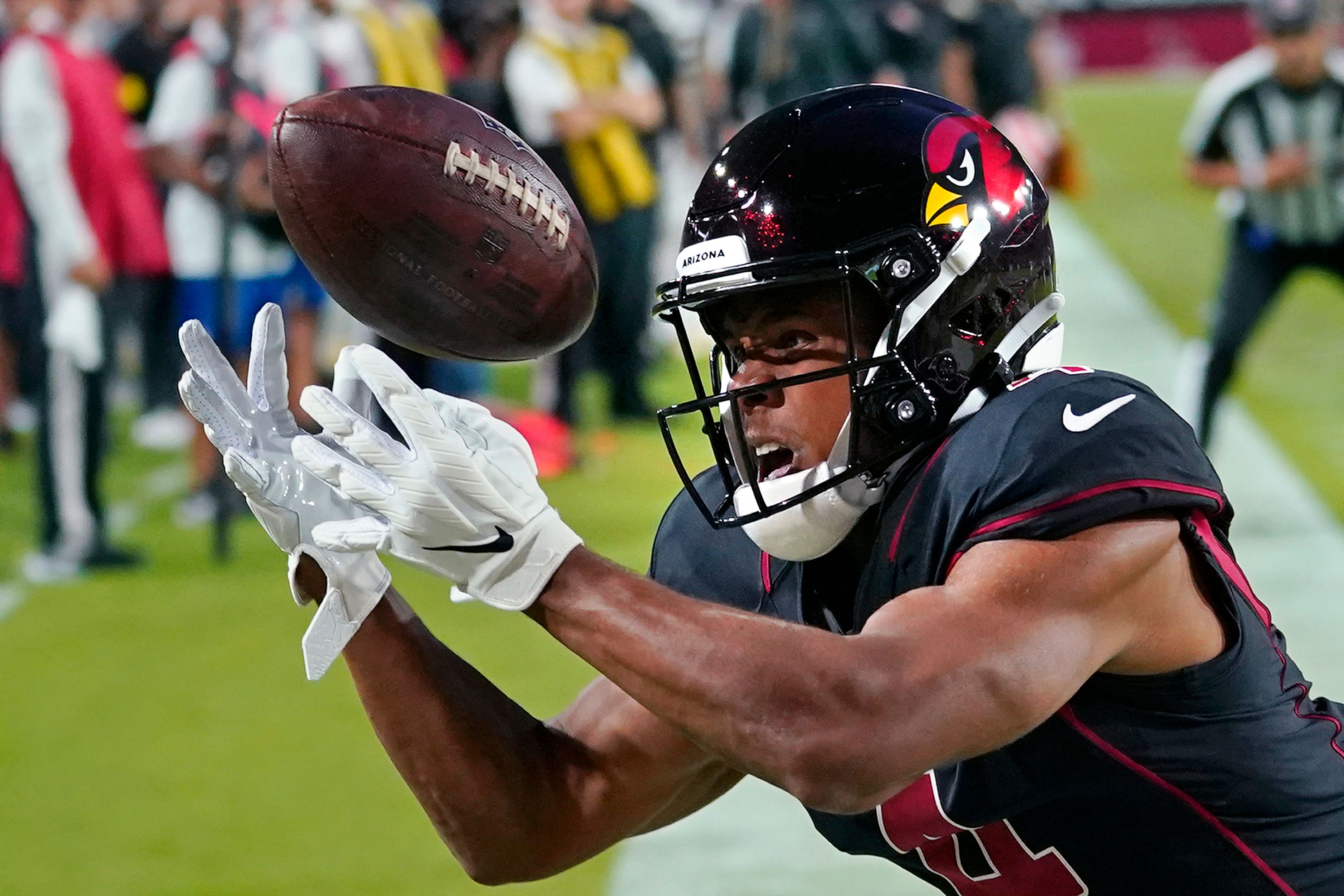 The Arizona Cardinals broke an eight-game home losing streak that was the franchise’s longest since 1958 with a 42-34 win over the New Orleans Saints on Thursday night (Matt York/AP)