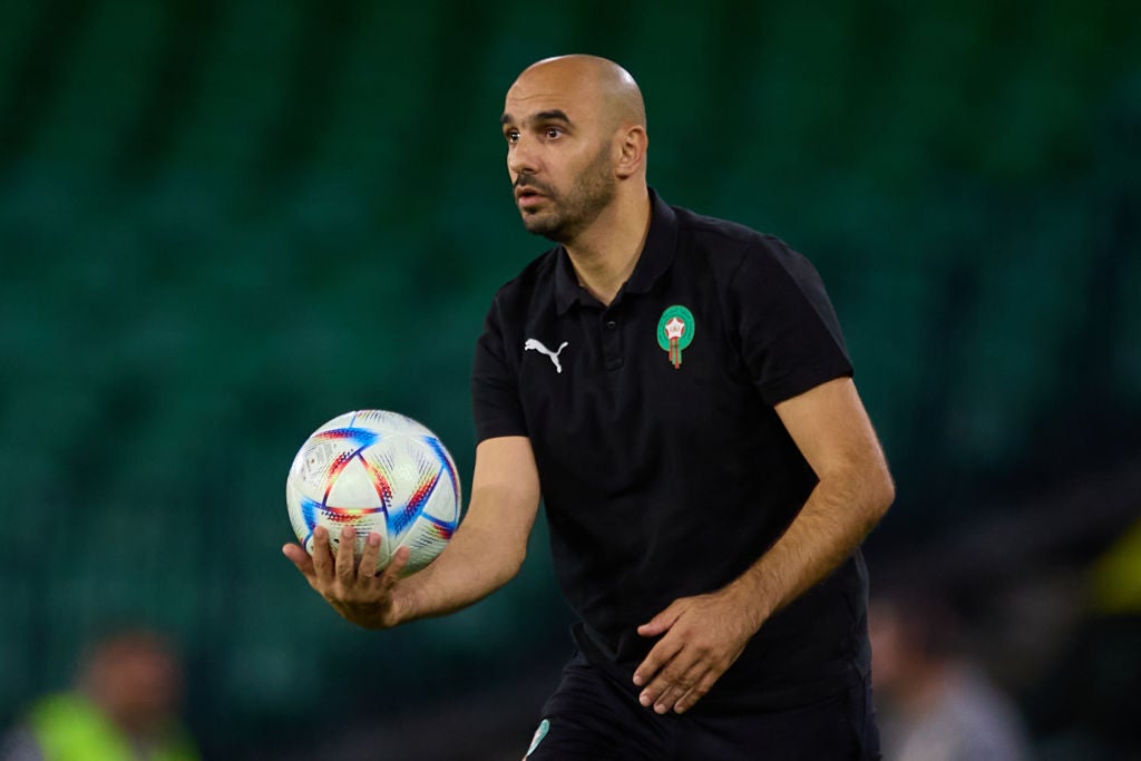 Walid Regragui, Morocco’s head coach