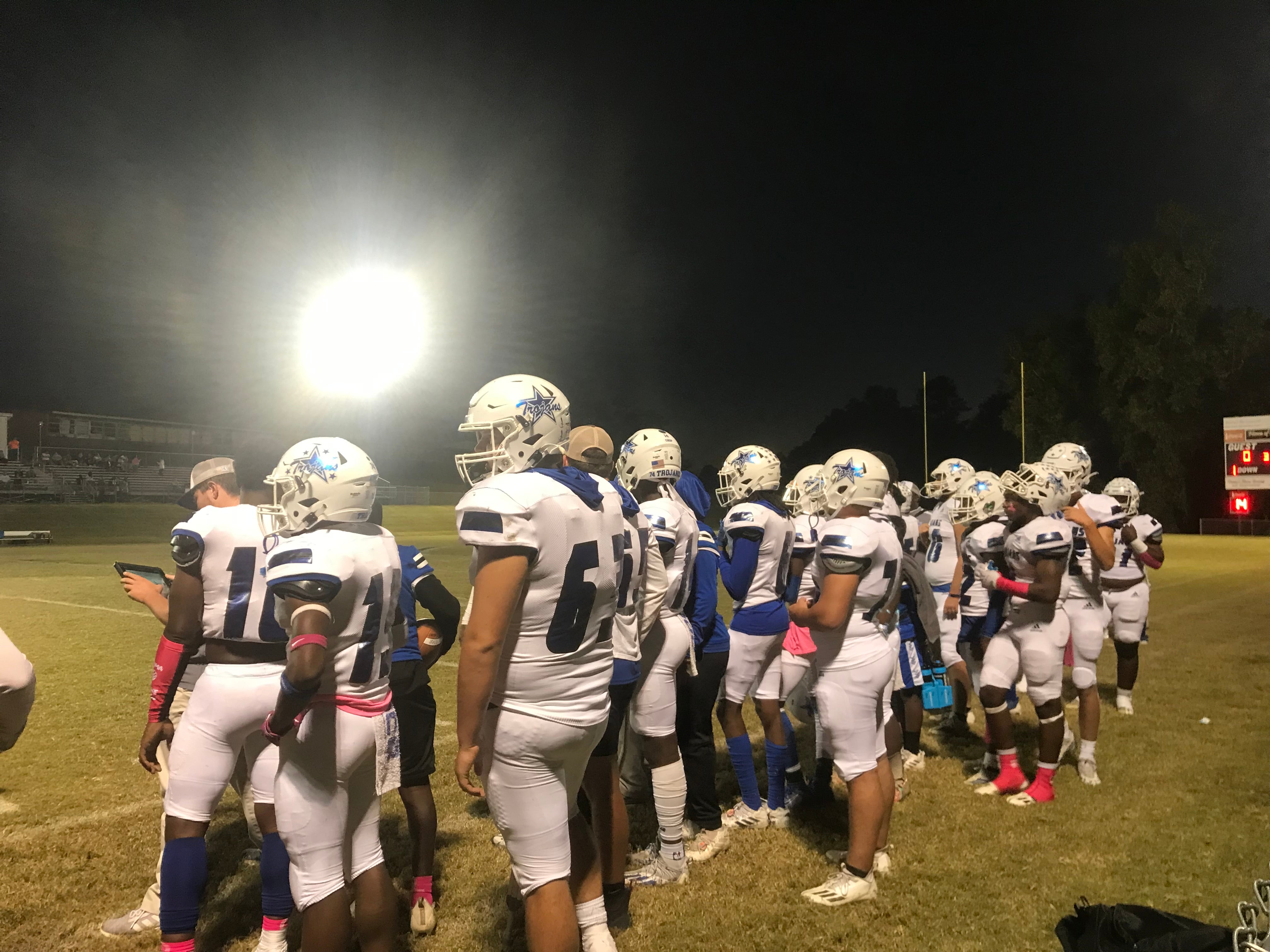 Johnson County Trojans playing away to Glascock Panthers