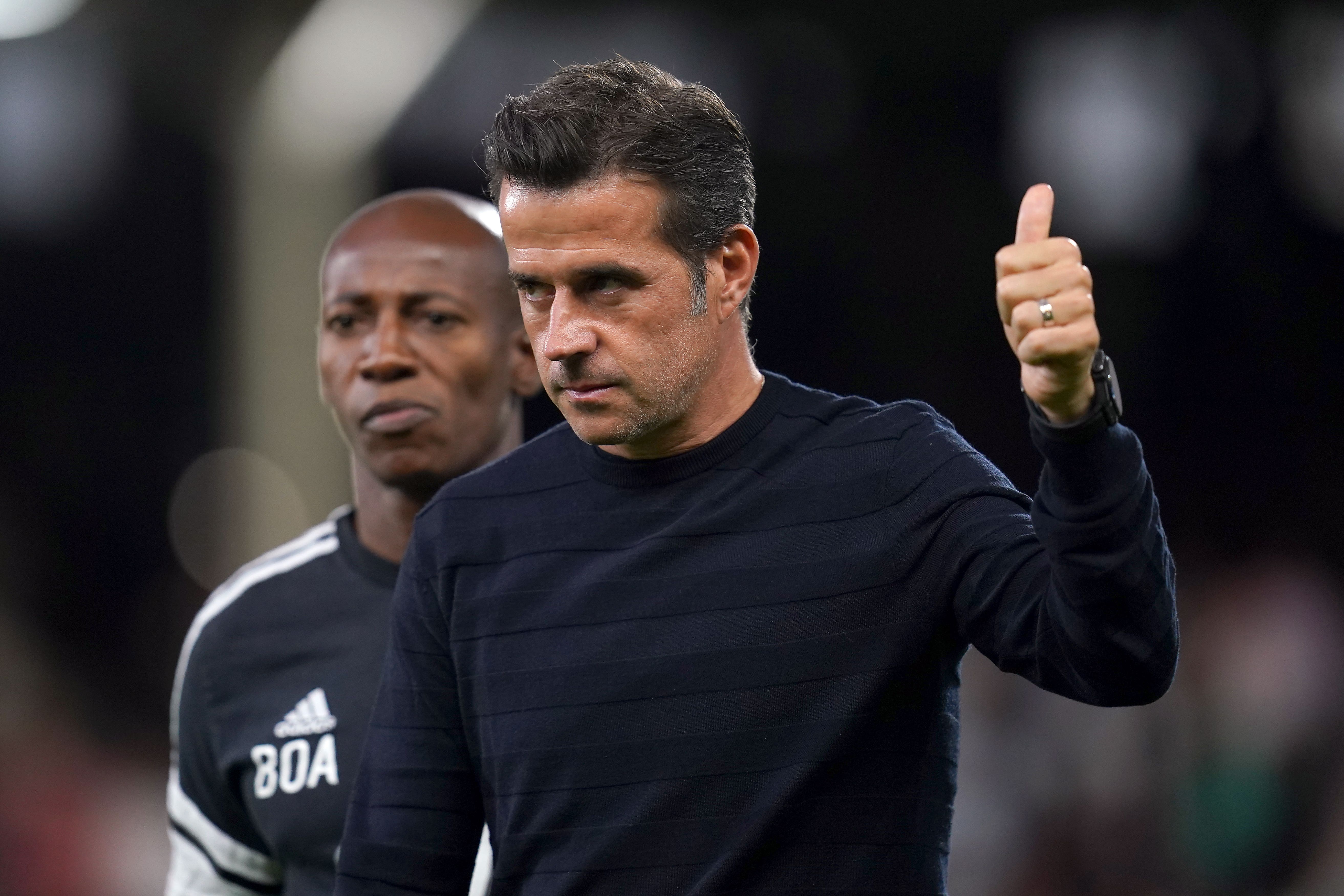 Fulham boss Marco Silva, pictured, has been impressed by Leeds head coach Jesse Marsch (John Walton/PA)