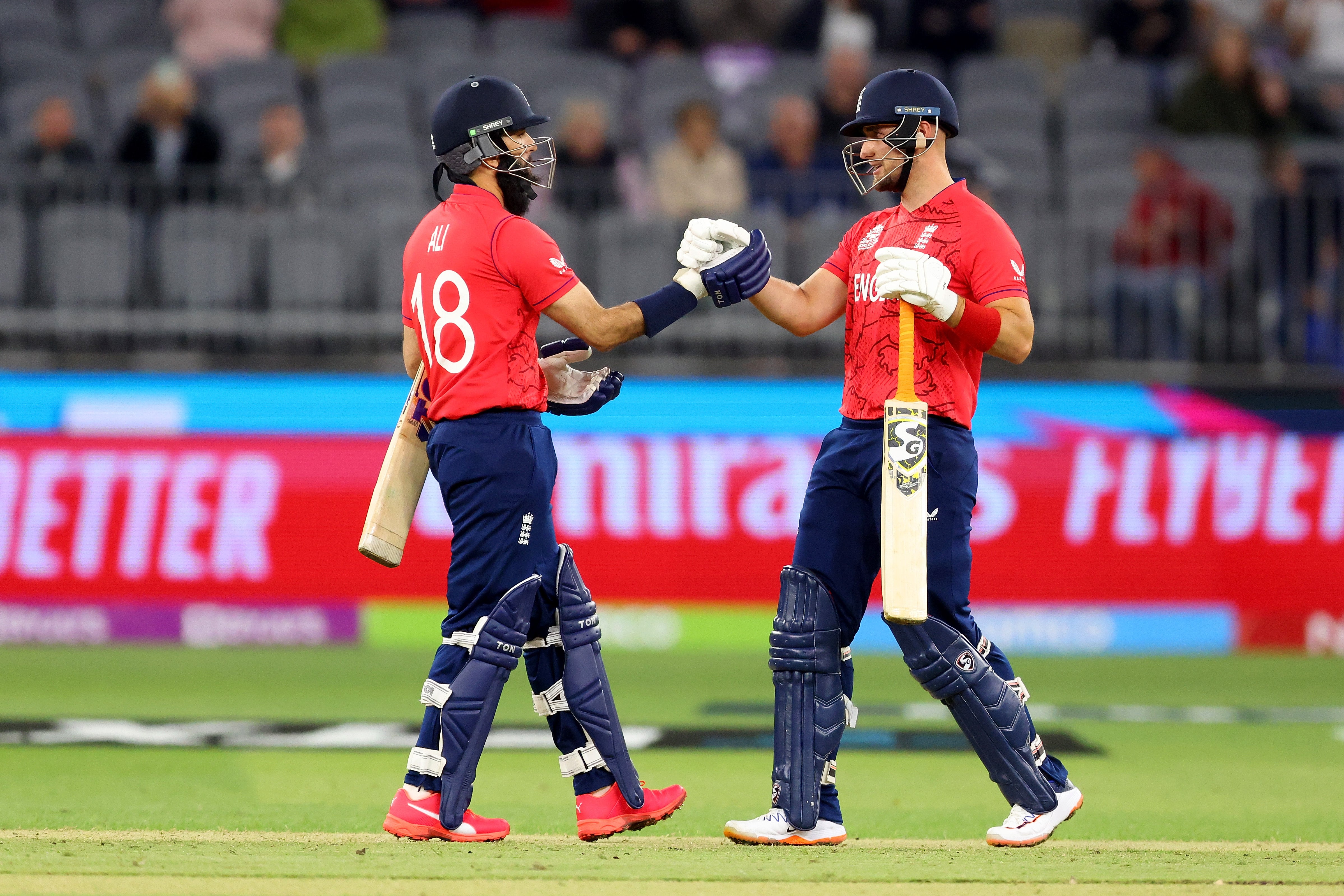 Moeen Ali and Liam Livingstone guided England home