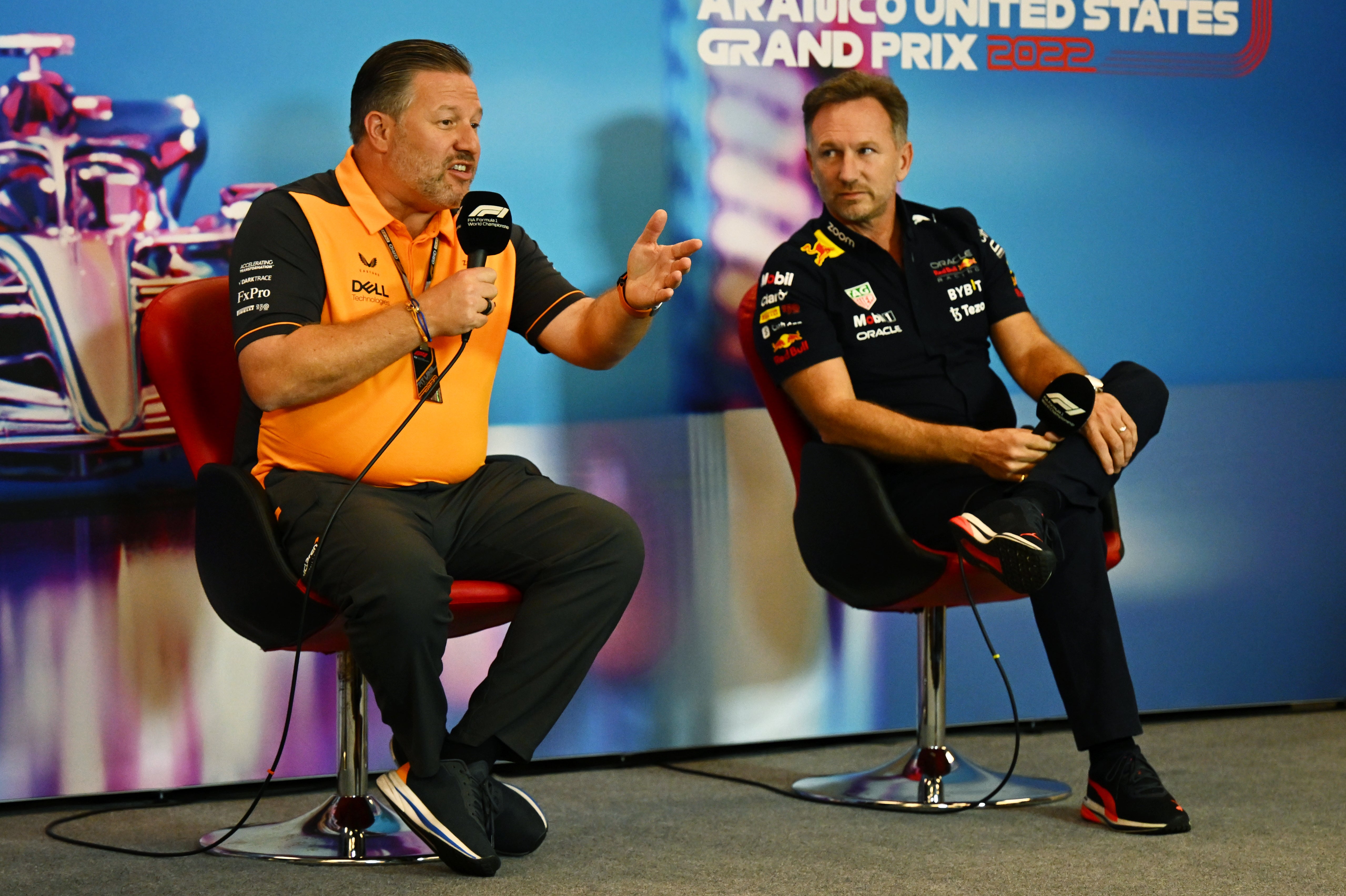 Brown called out Christian Horner and Red Bull after the cost-cap breach in 2022