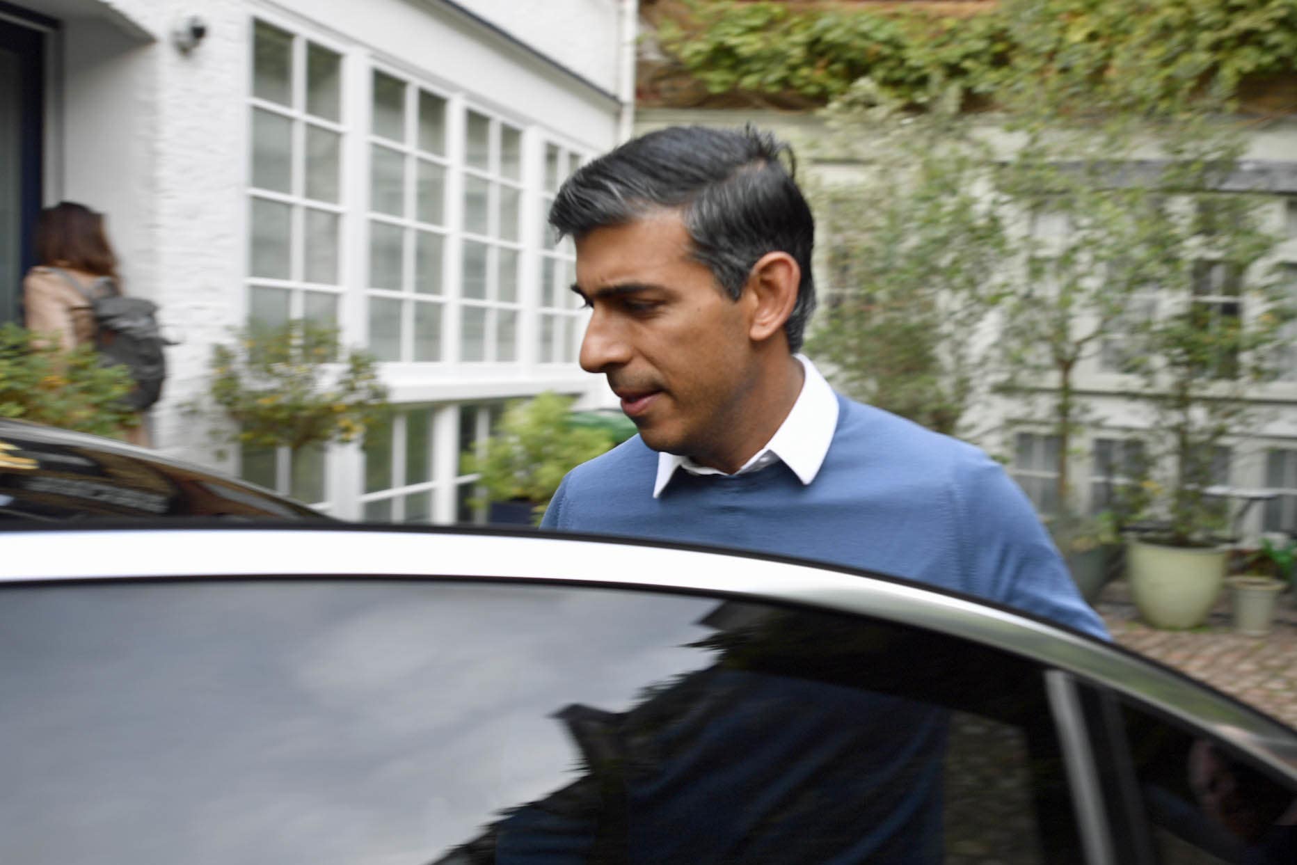 Rishi Sunak outside his home in London (Beresford Hodge/PA)