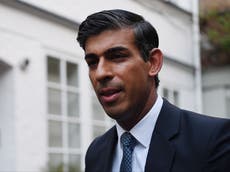 Rishi Sunak – live: Penny Mordaunt scrambles for support as most Tory MPs back rival