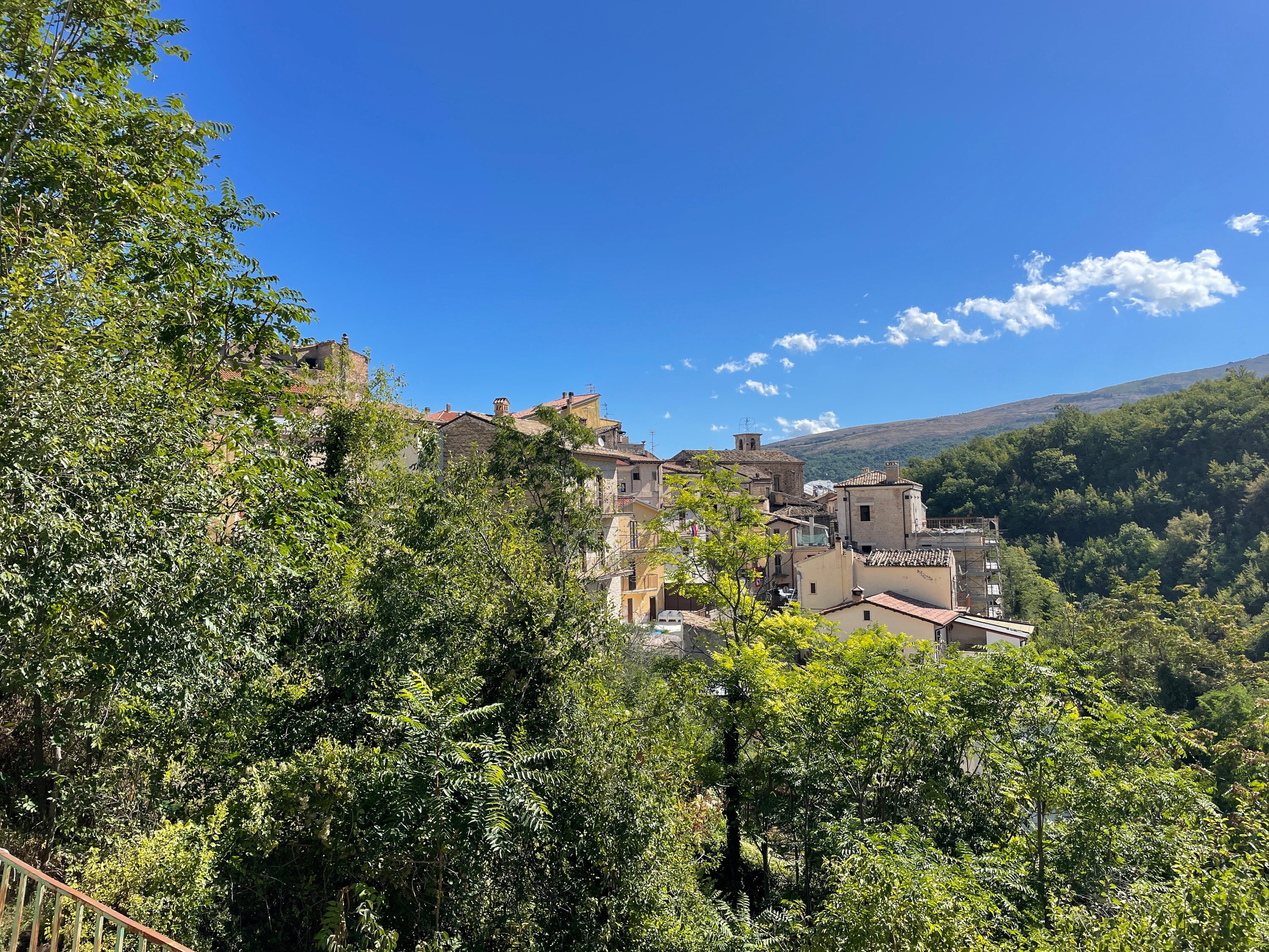 The village of Abbateggio is nestled in the hills of Abruzzo, east of Rome