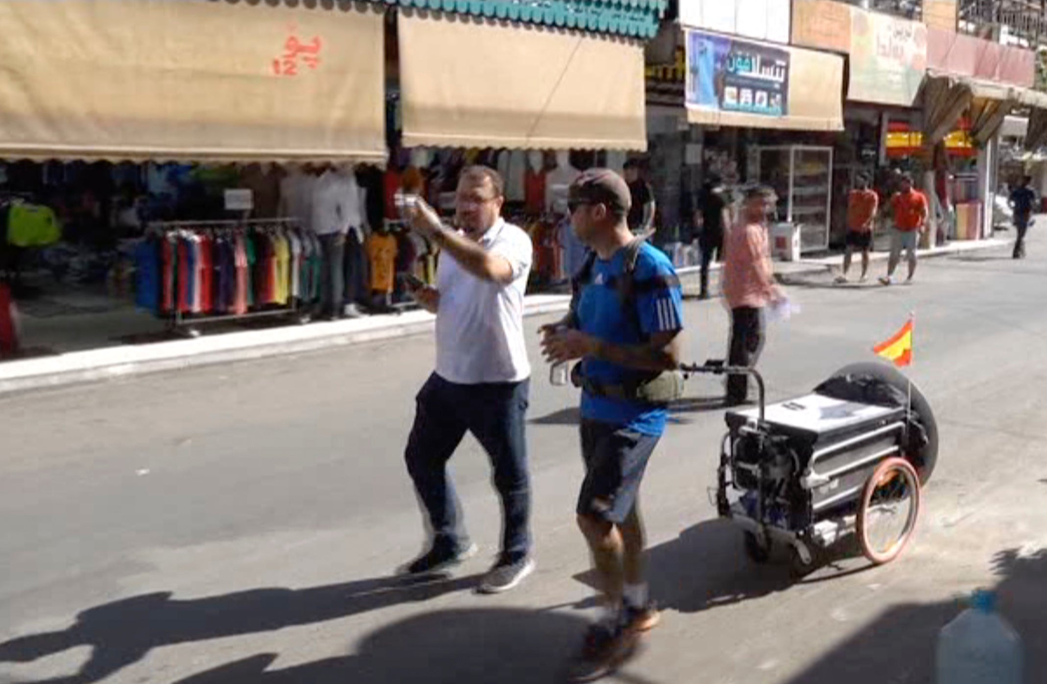 Iran WCup Spanish Hiker