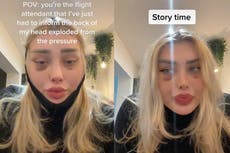 People are horrified after woman explains how her head ‘exploded’ mid-flight