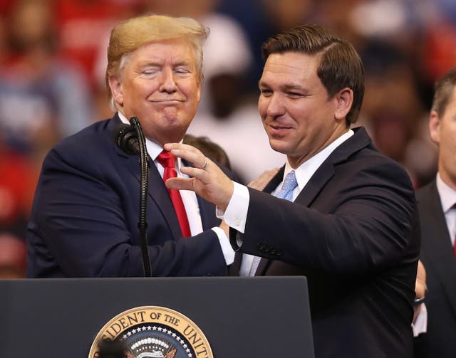 <p>There is no longer any affection between Donald Trump and Ron DeSantis</p>