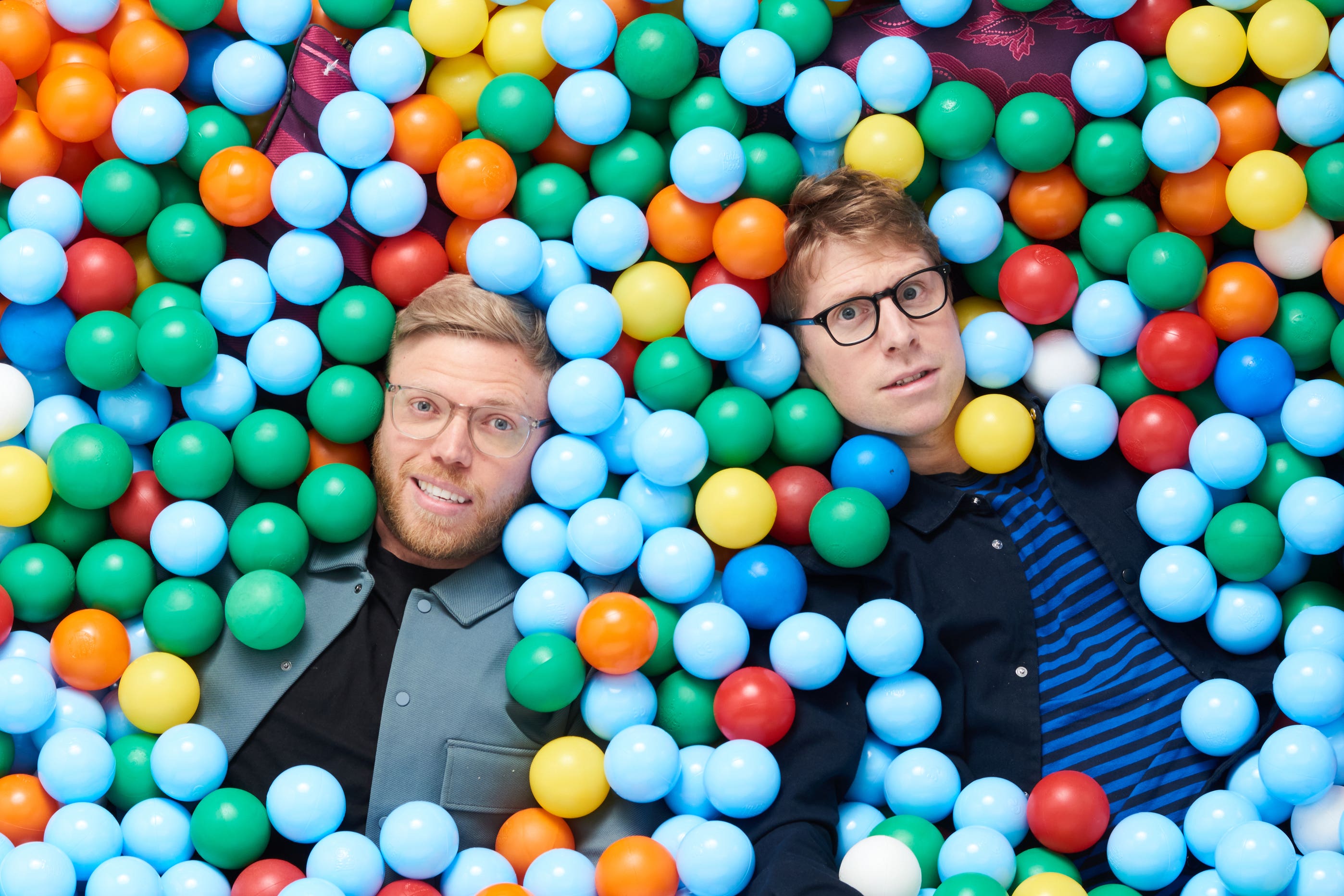 Rob Beckett and Josh Widdicombe (Ray Burmiston/PA)