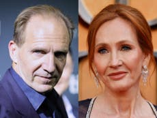 Harry Potter star Ralph Fiennes defends JK Rowling from ‘disgusting abuse’ over trans views