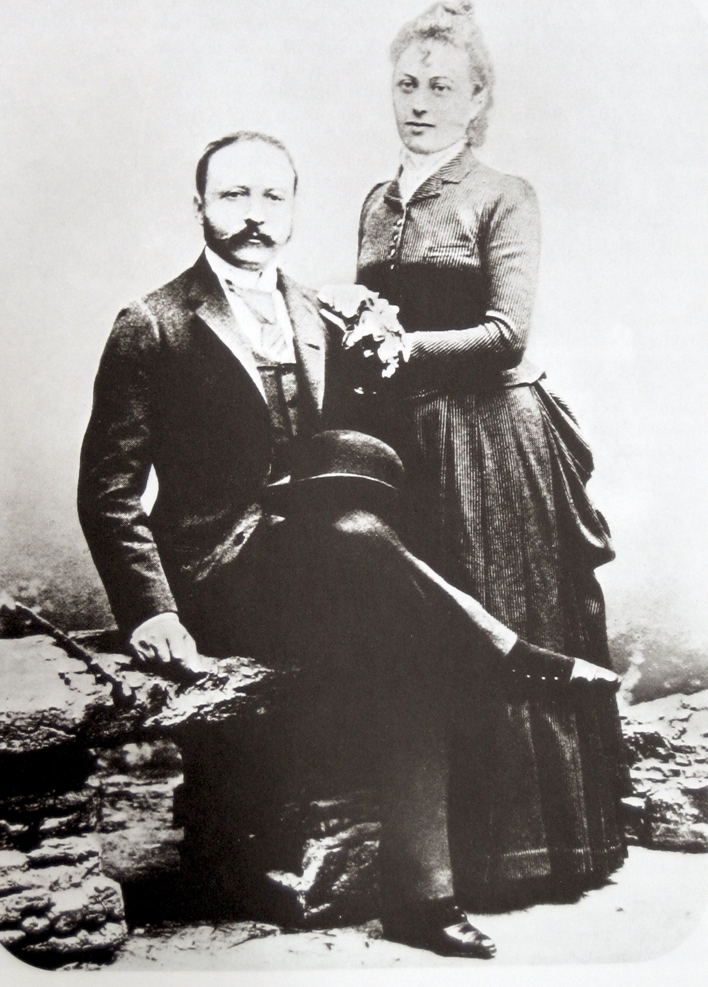 César Ritz and his wife Marie-Louise in 1888