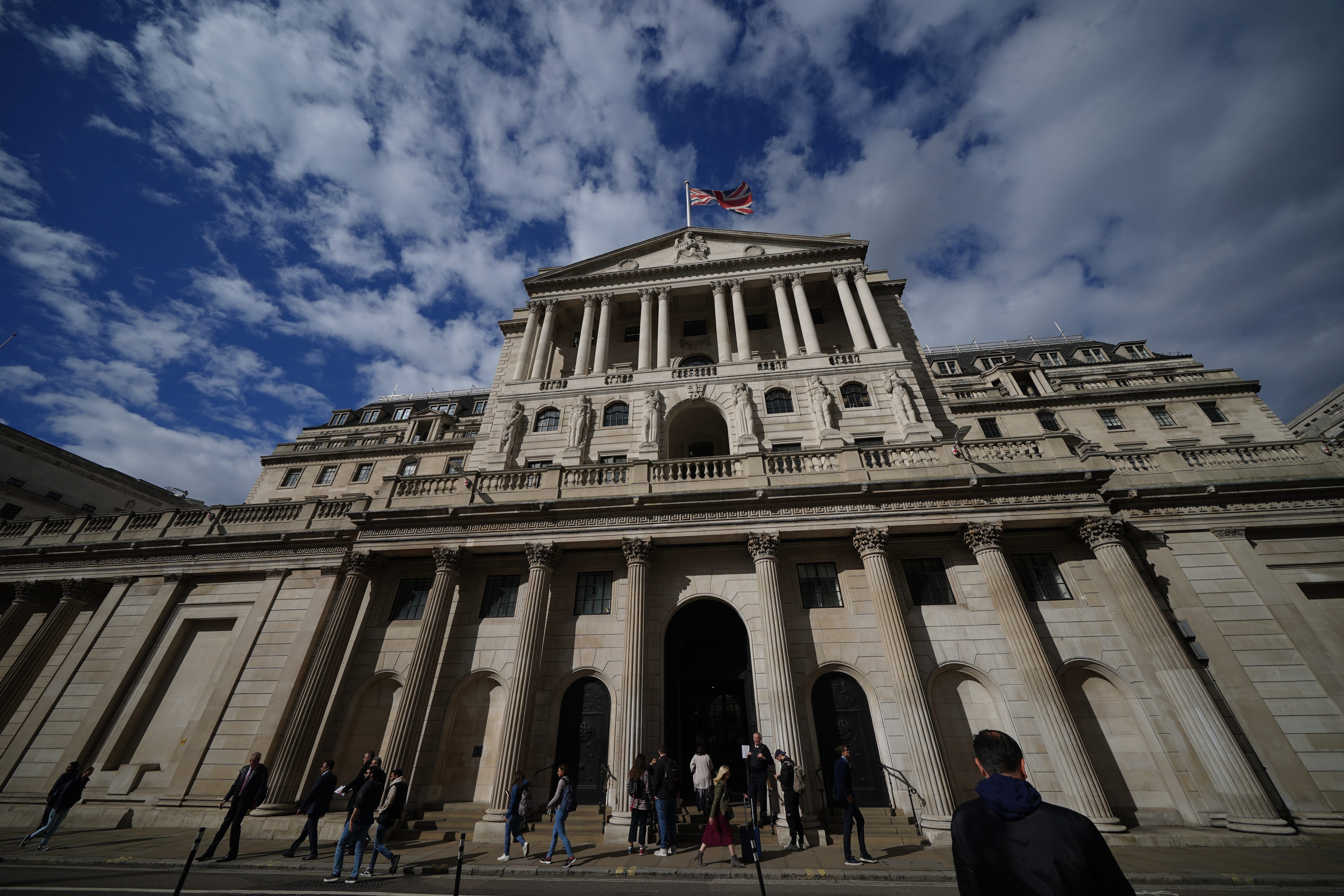 The Bank of England (Yui Mok/PA)