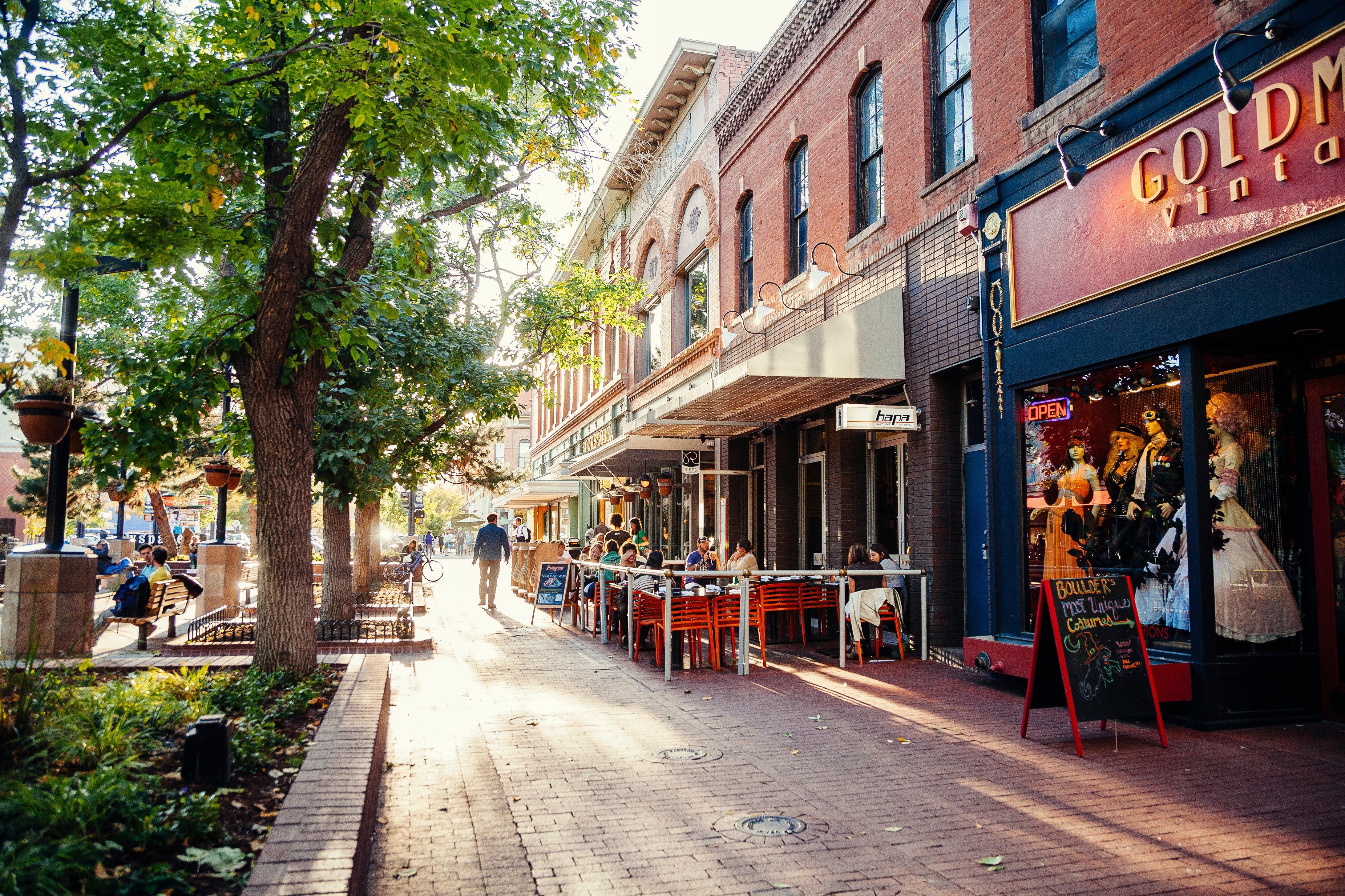 Shops in Downtown Boulder