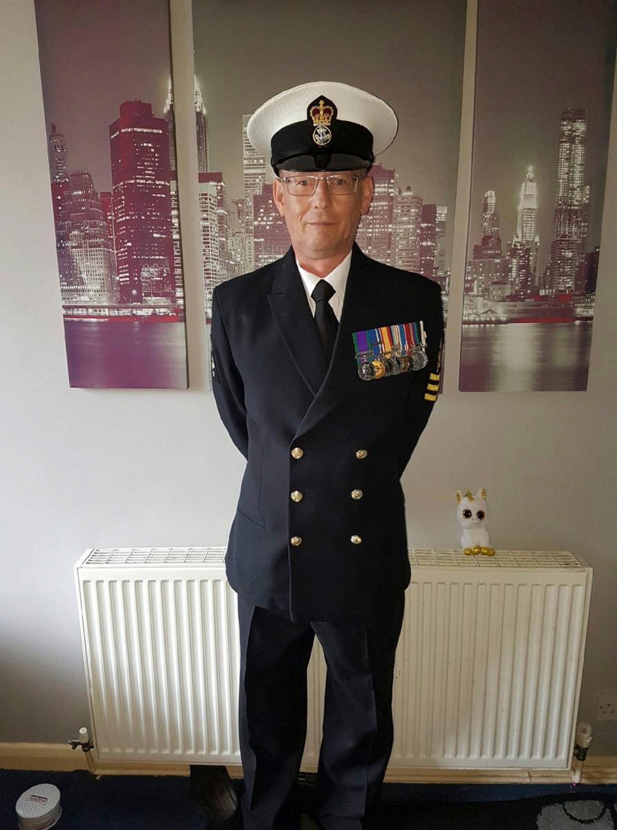 After leaving school, he surprised his family by joining the Royal Navy rather than going to university as expected.