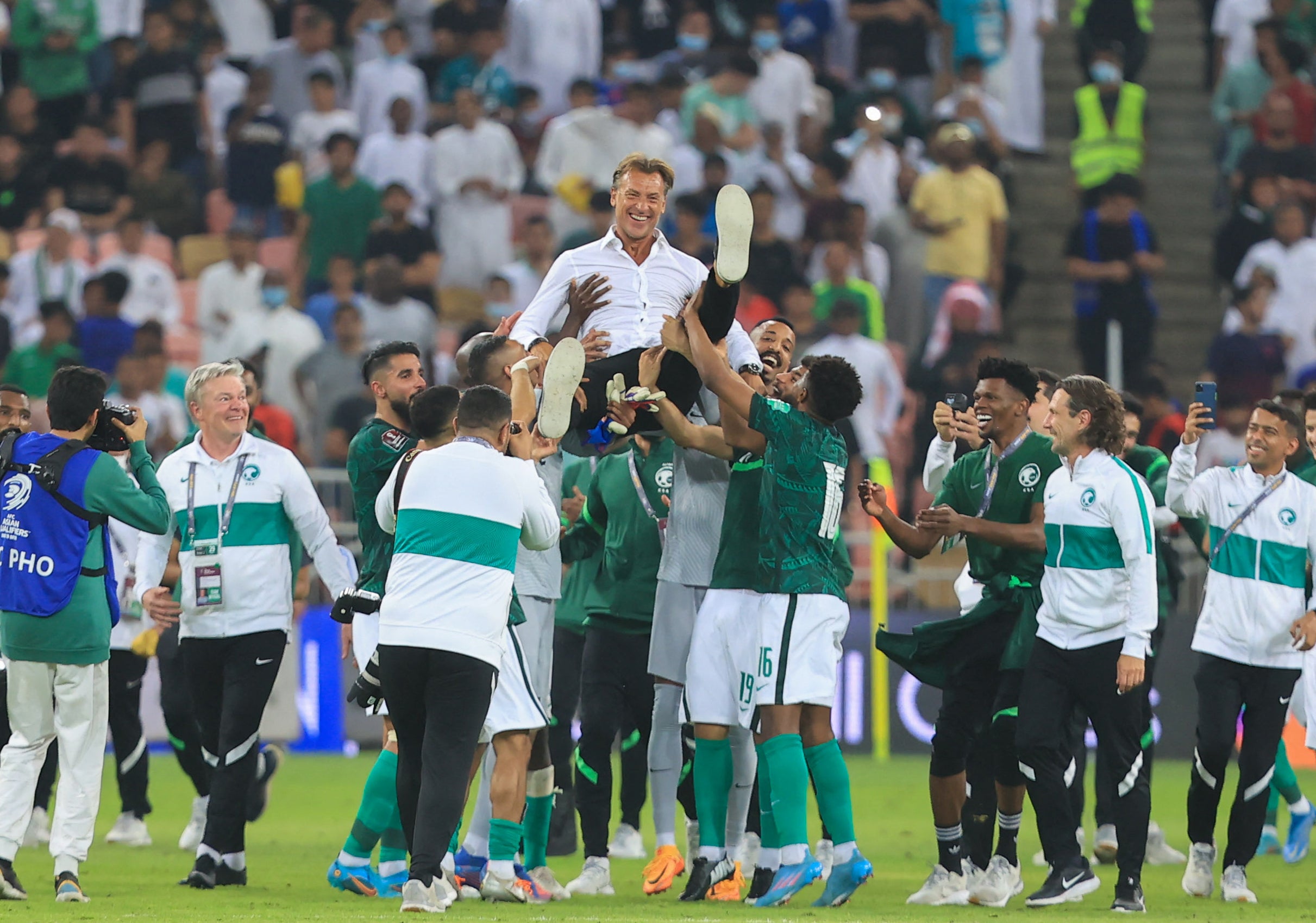 French coach Herve Renard steered Saudi Arabia to a second consecutive World Cup