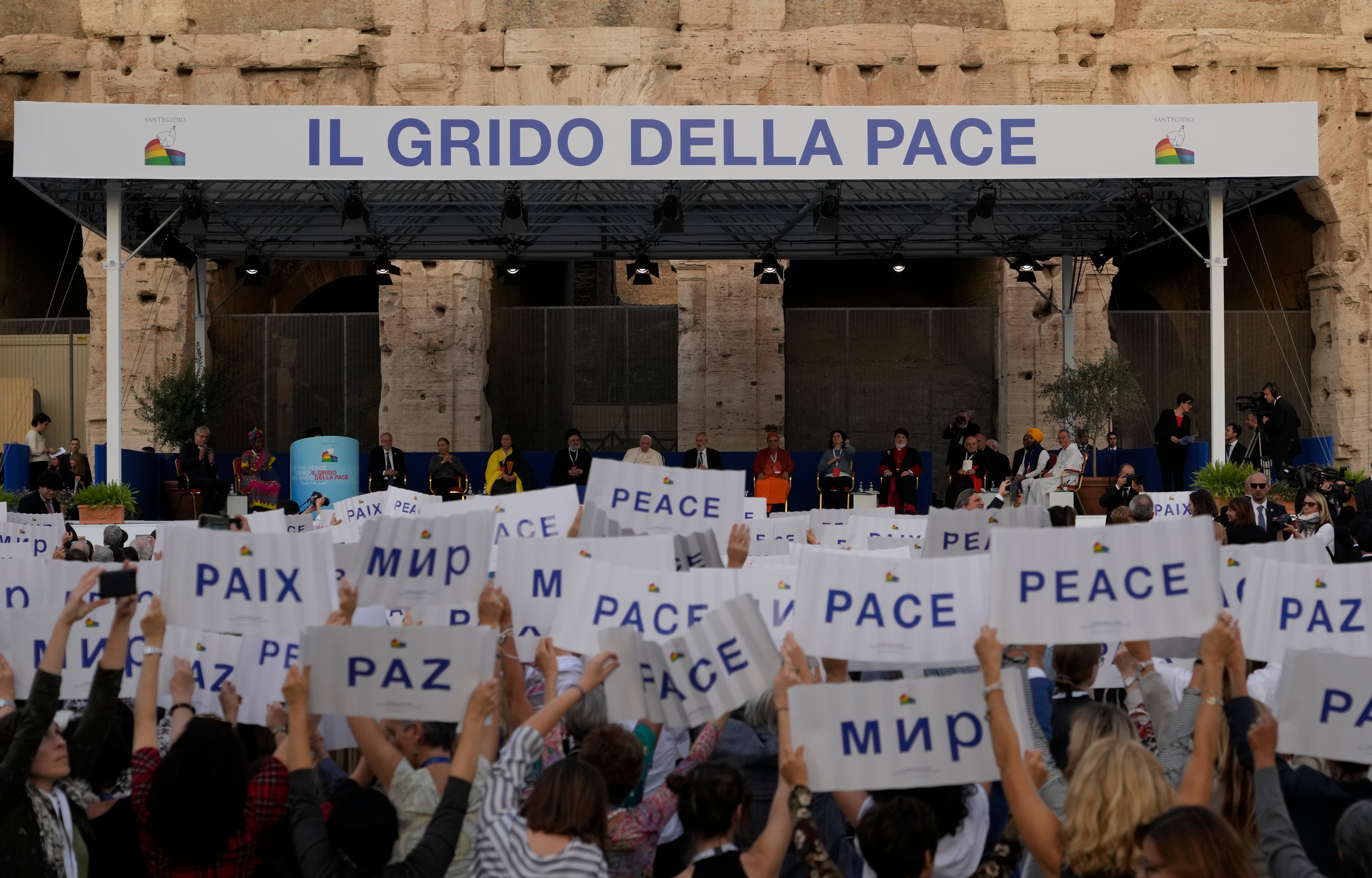 Italy Pope Peace Conference